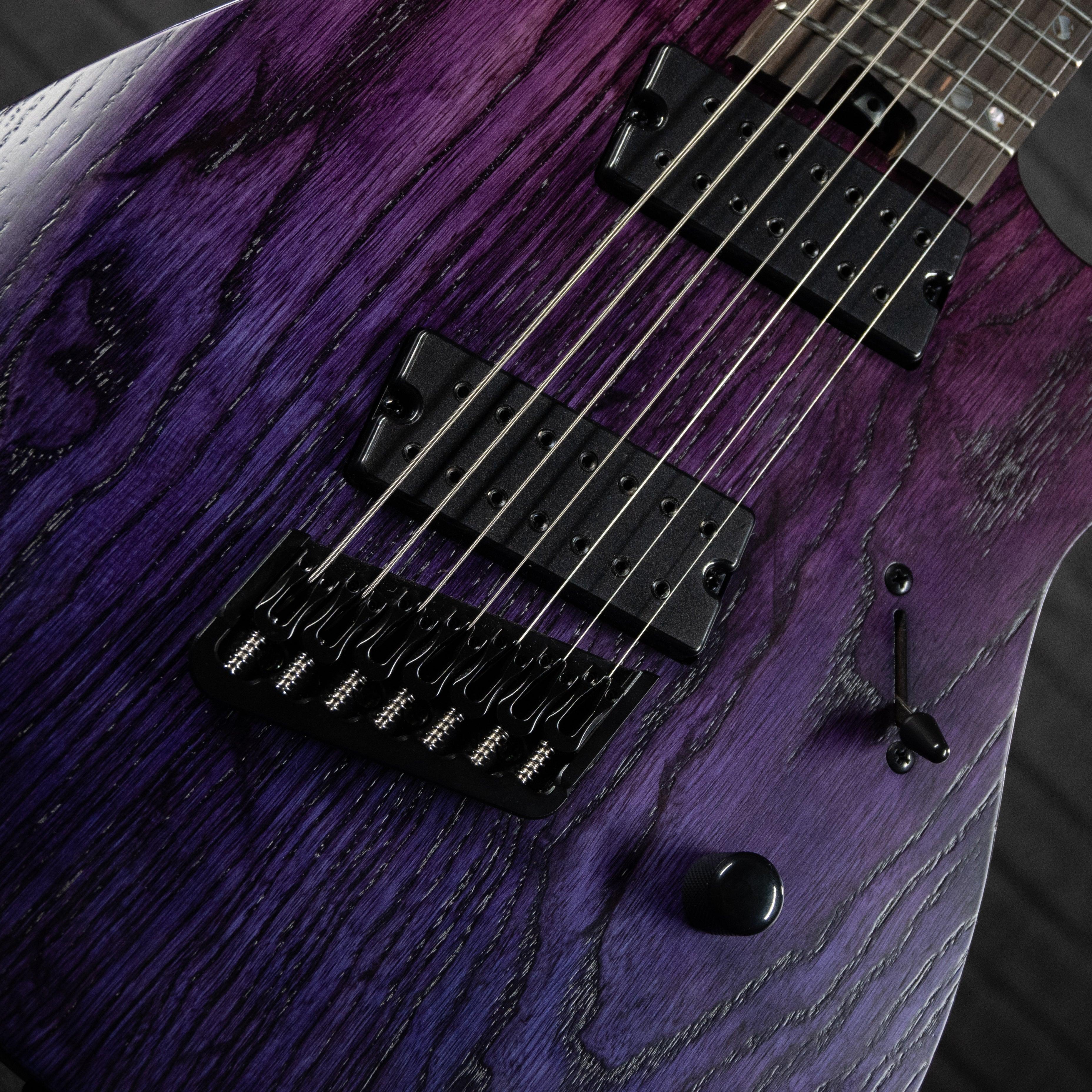 Legator Ninja N7FP 7-string Multiscale Electric Guitar (Iris Fade) - Impulse Music Co.