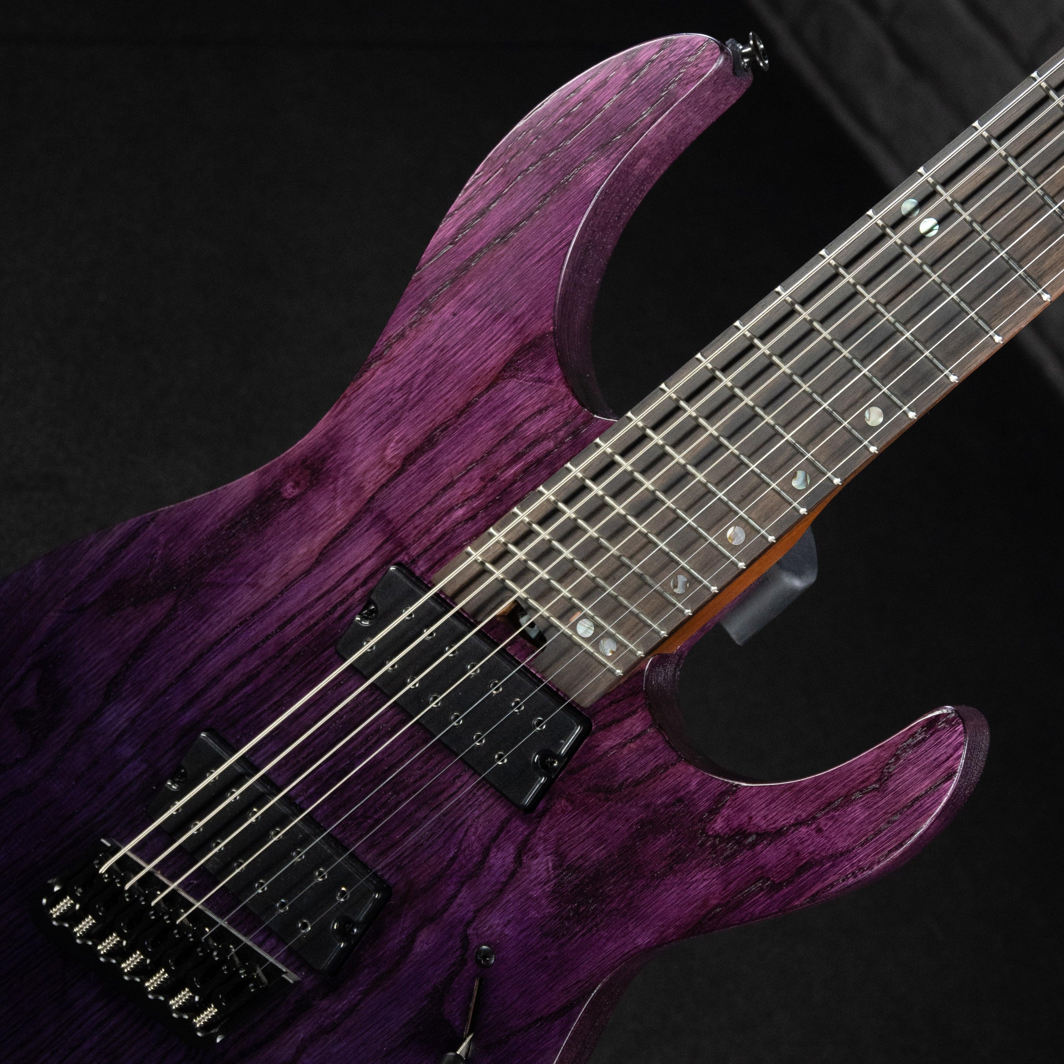 Legator Ninja N7FP 7-string Multiscale Electric Guitar (Iris Fade) - Impulse Music Co.