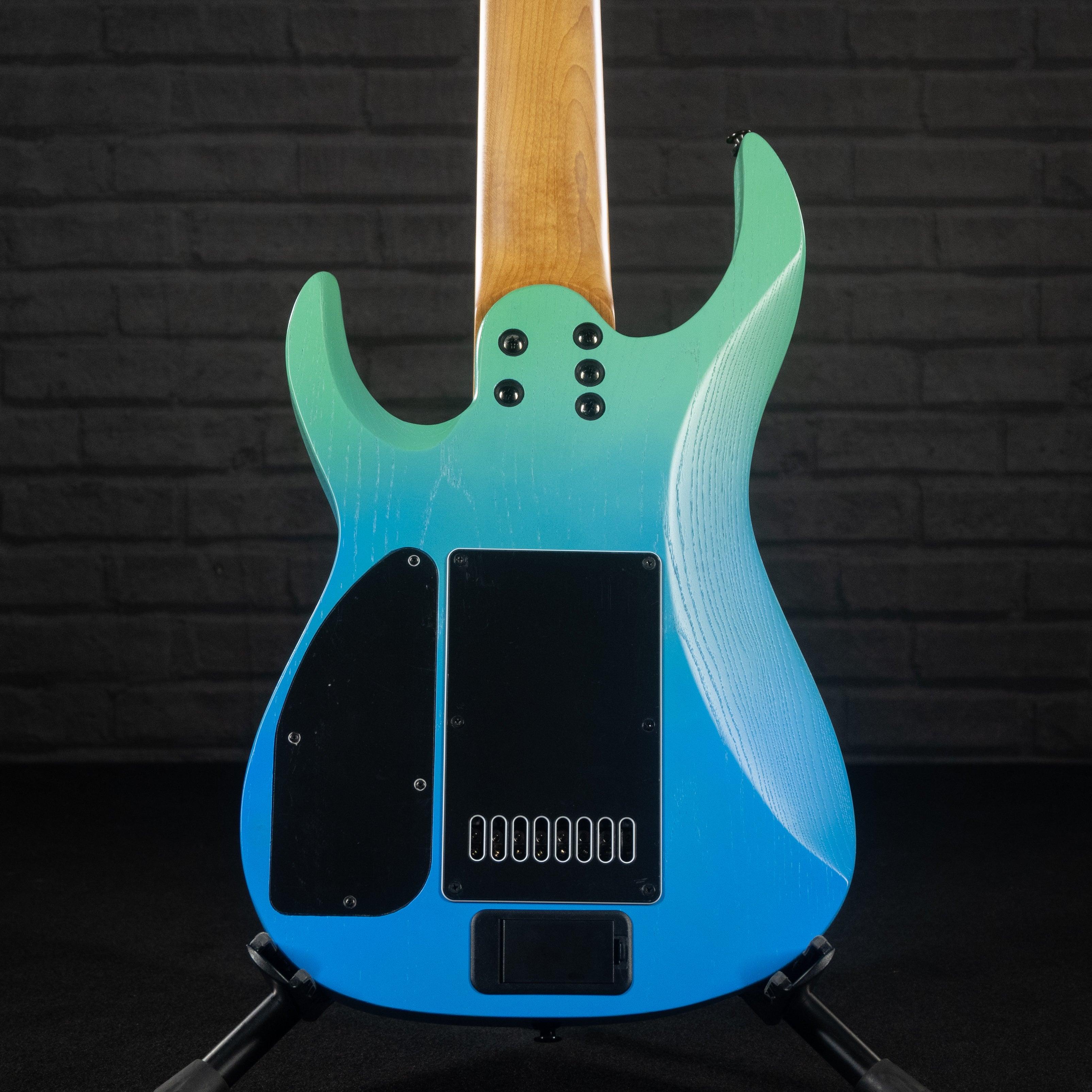 Legator Ninja N8EP 8-string Evertune Electric Guitar (Pacific Aqua) - Impulse Music Co.