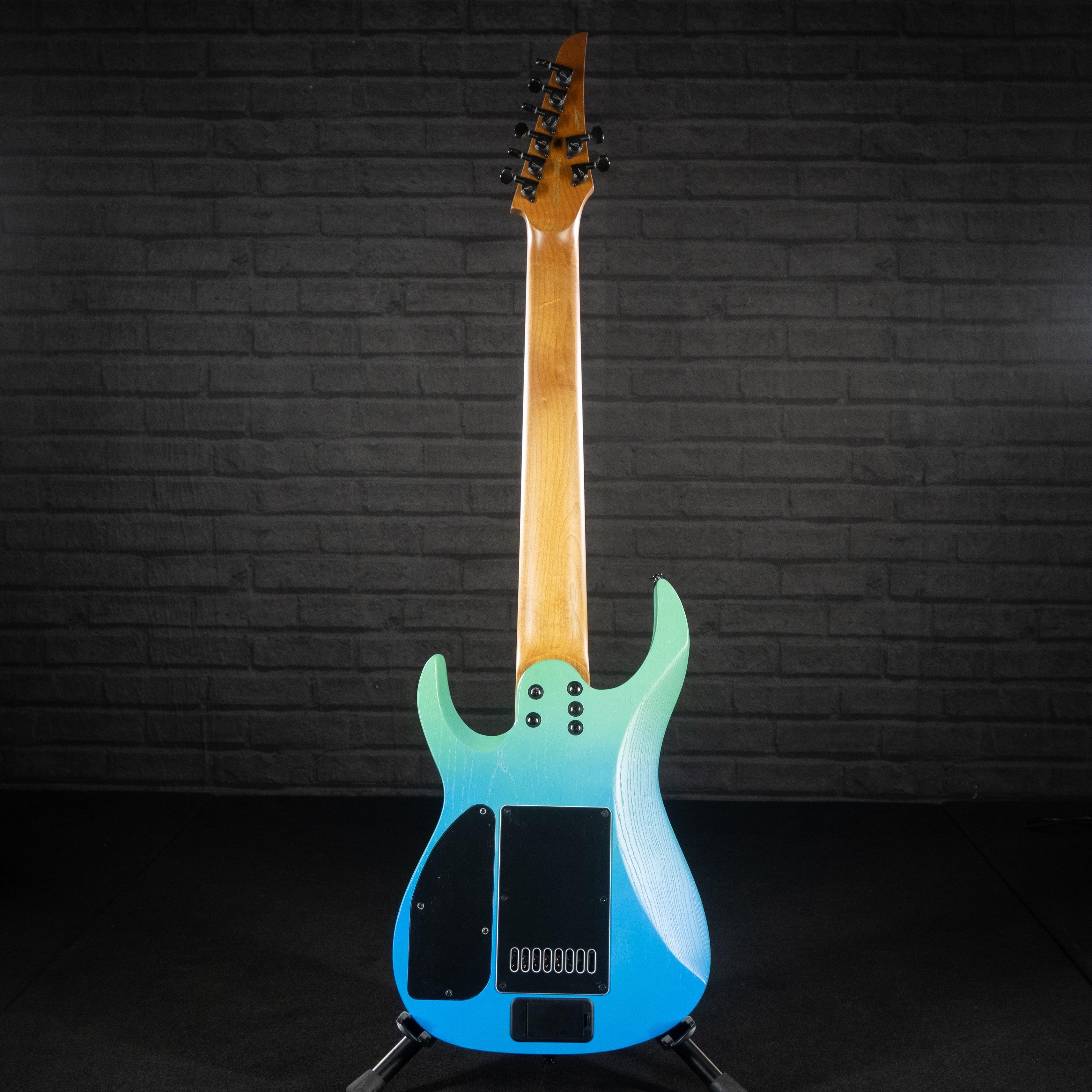 Legator Ninja N8EP 8-string Evertune Electric Guitar (Pacific Aqua) - Impulse Music Co.