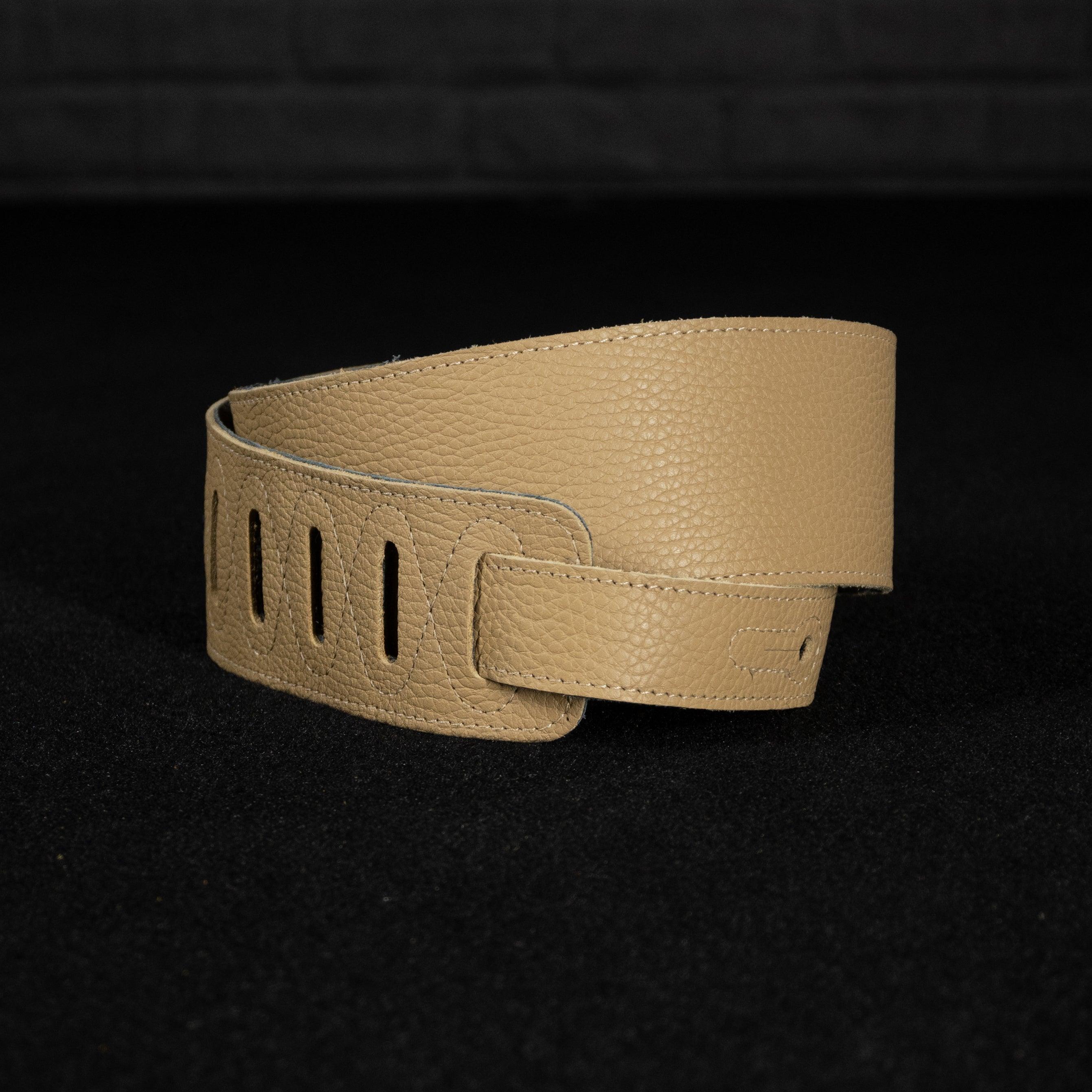 Levy's Premium Tan Leather Guitar Strap - Impulse Music Co.