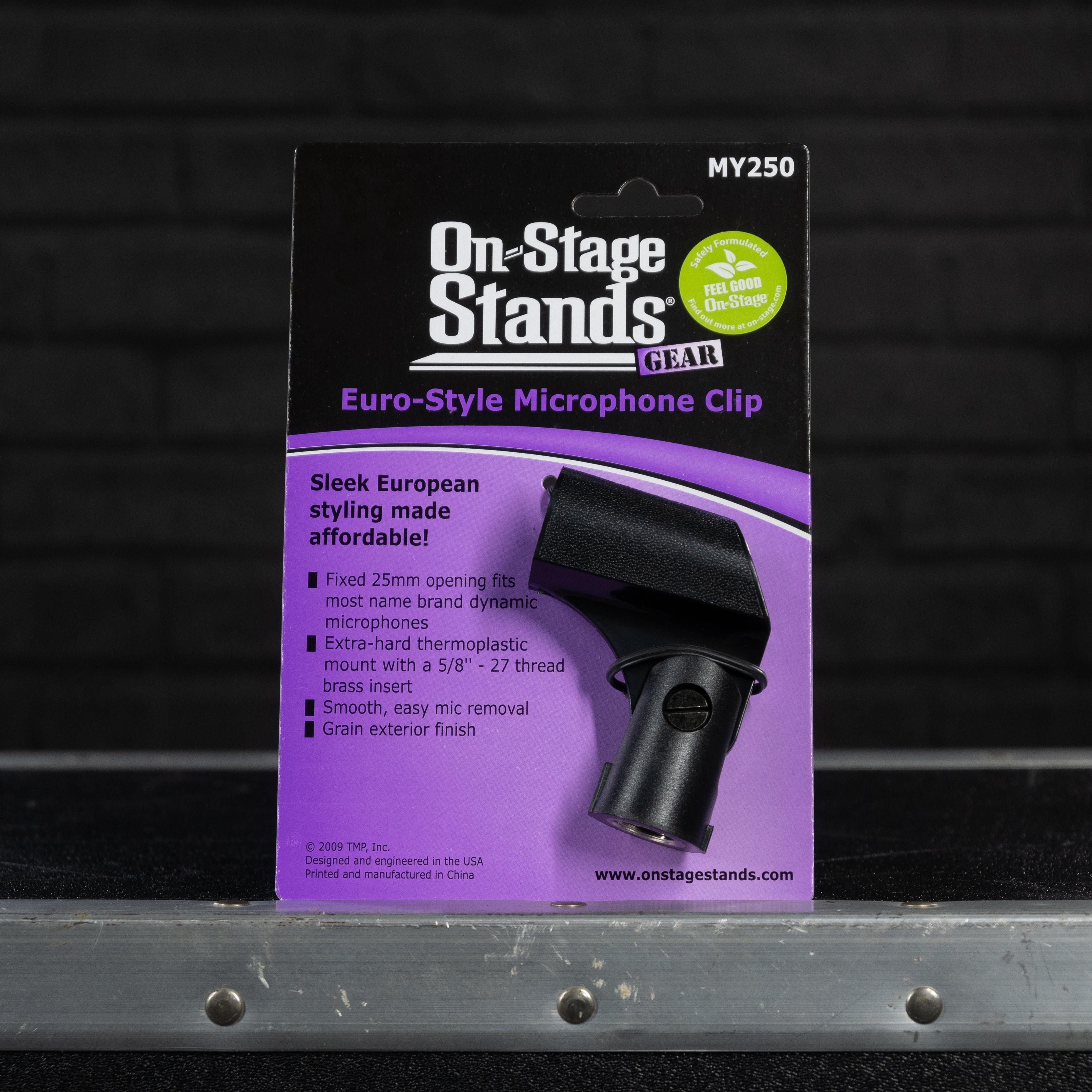 On-Stage MY250 Euro-Style Microphone Clip - Impulse Music Co.