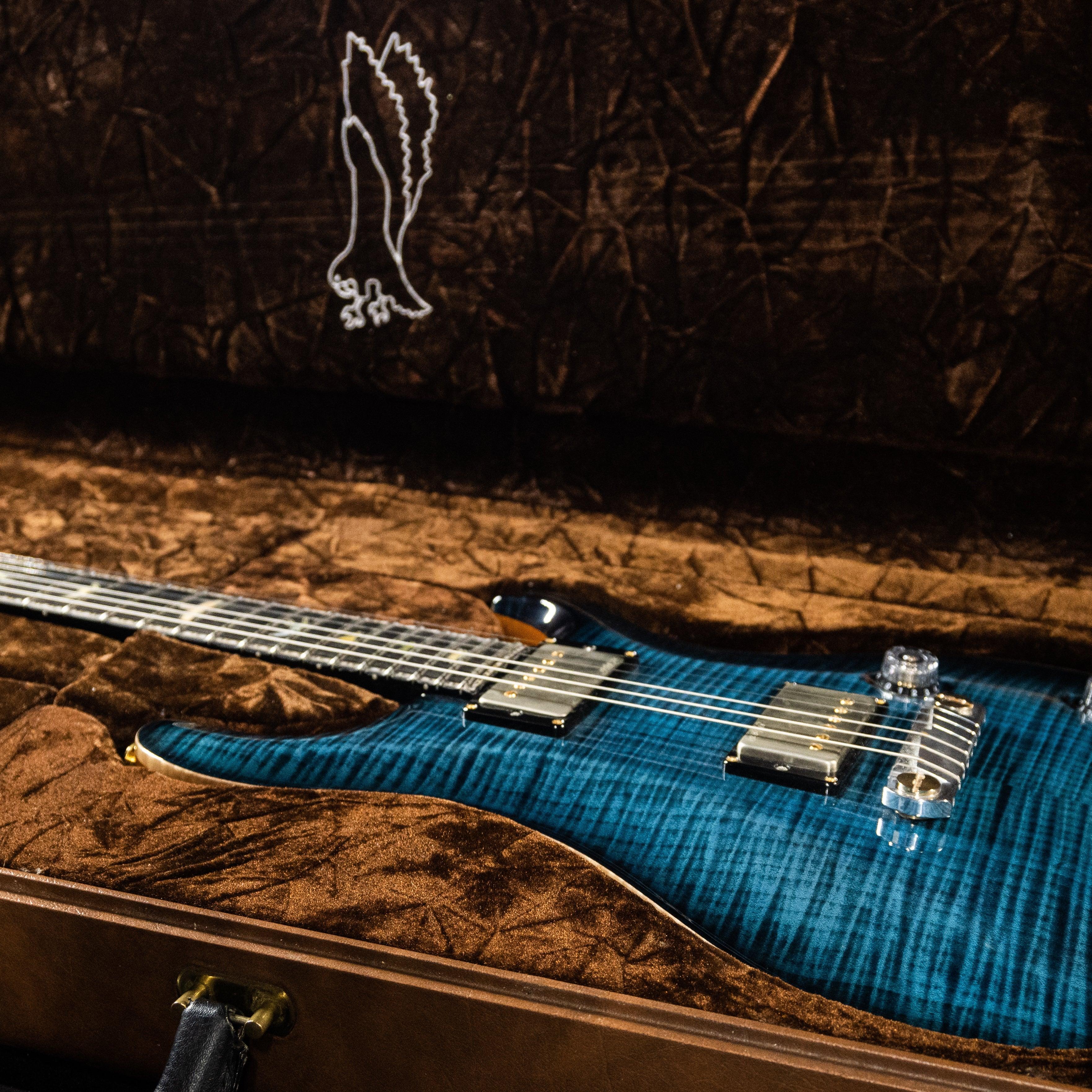 PRS Private Stock Violin II (#5014) Blue Tourmaline Smoked Burst - Impulse Music Co.