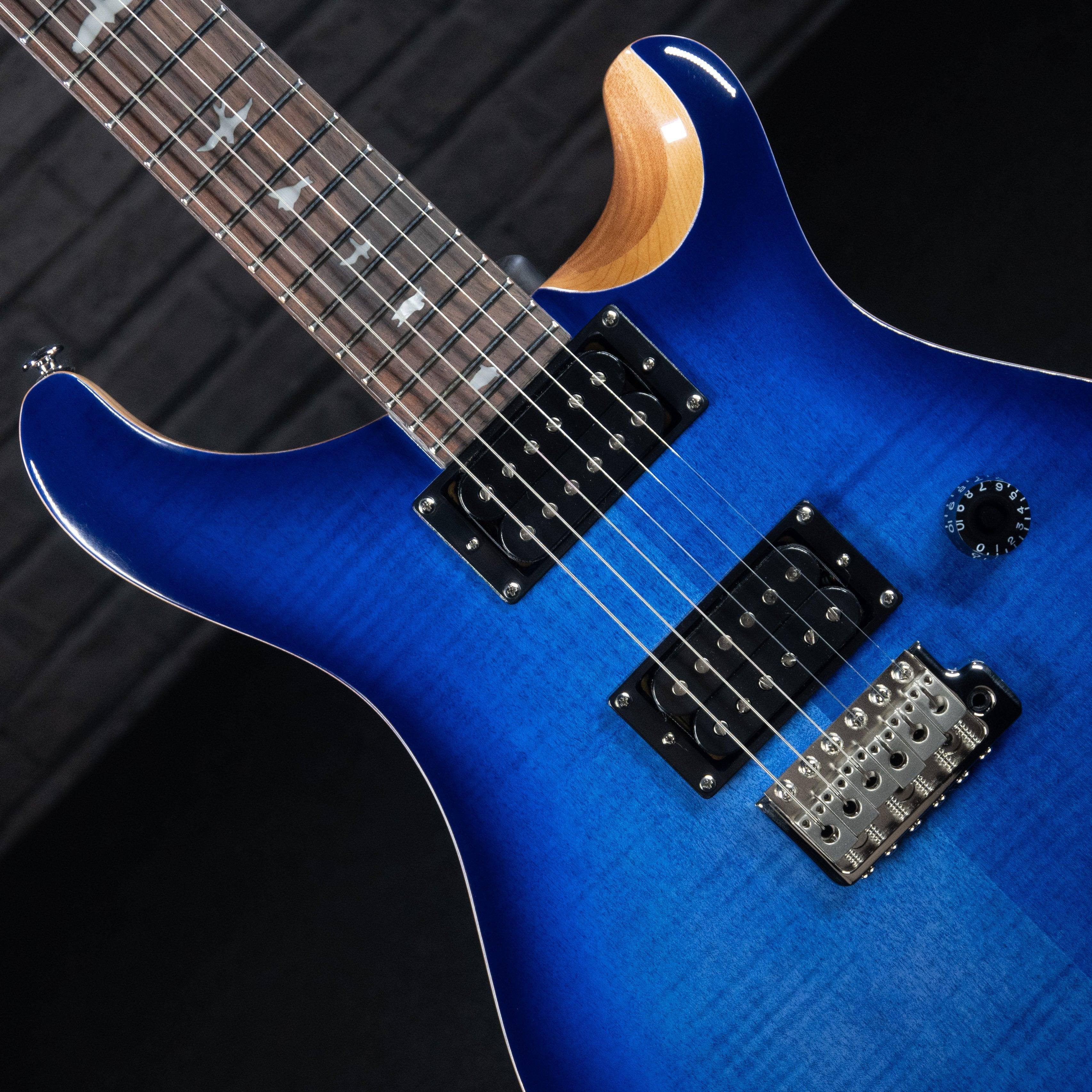 PRS SE Custom 24 Electric Guitar (Faded Blue Burst) - Impulse Music Co.