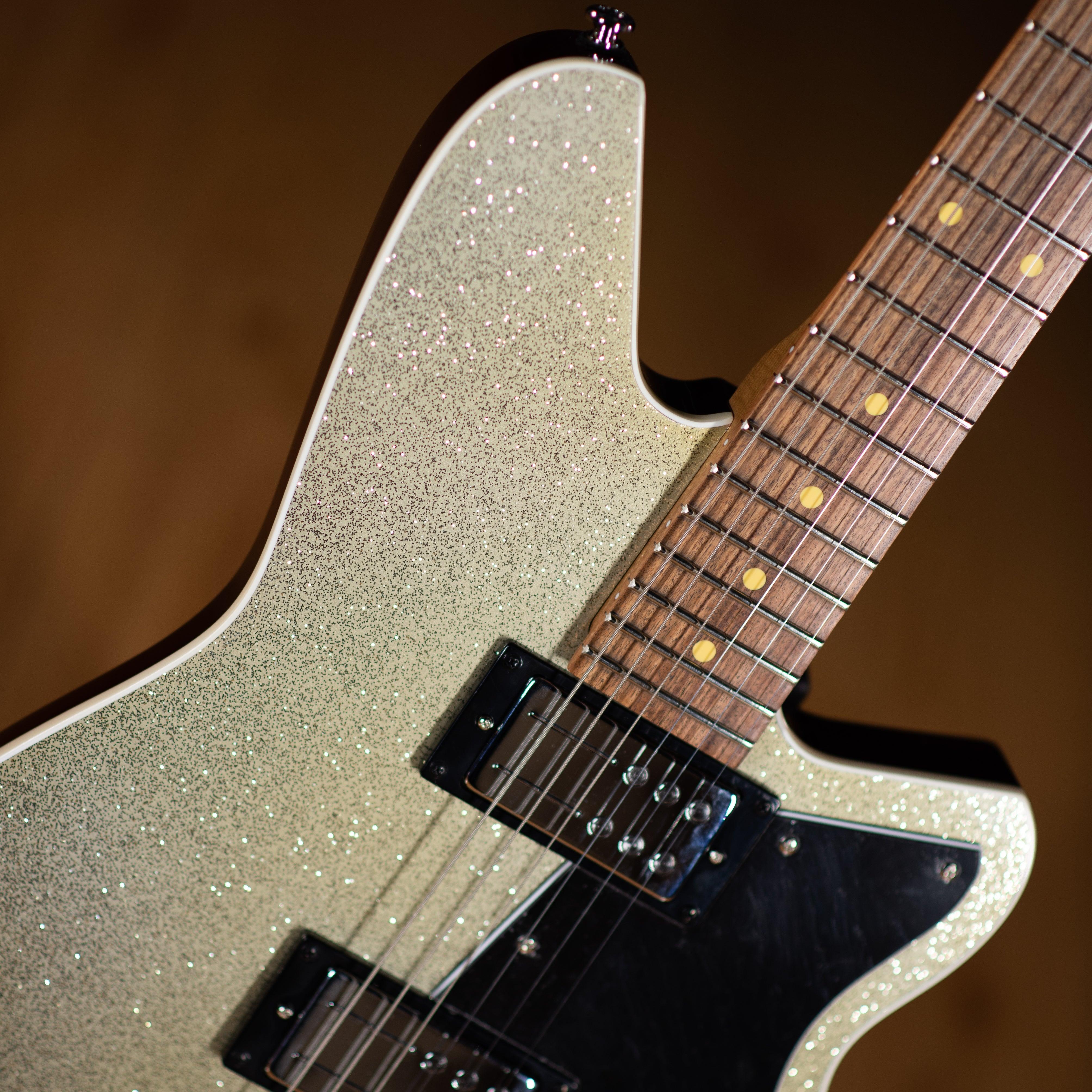 Reverend Tommy Koffin Signature Silver Sparkle - Impulse Music Co.