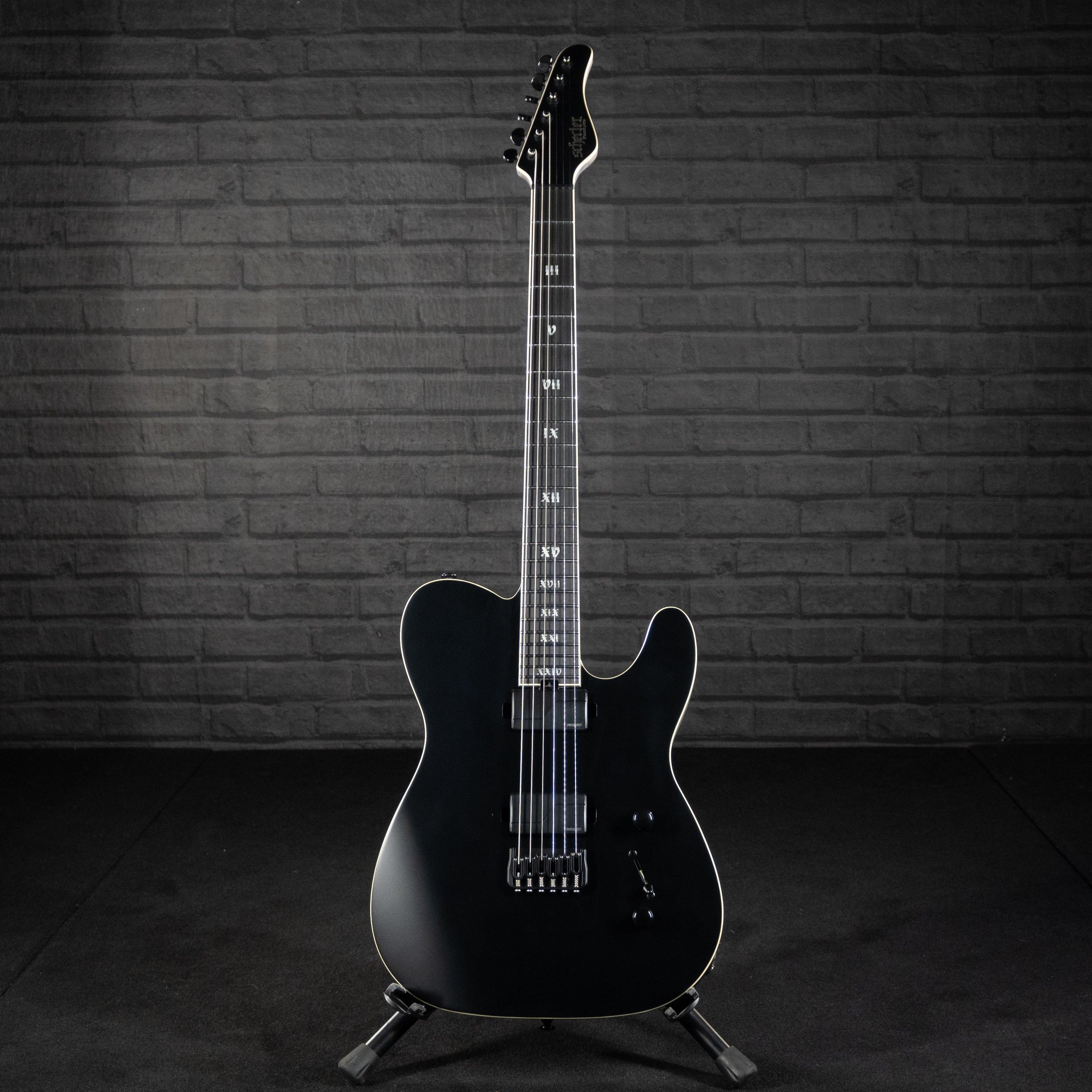 Schecter PT SLS Elite Evil Twin Electric Guitar (Satin Black) USED - Impulse Music Co.