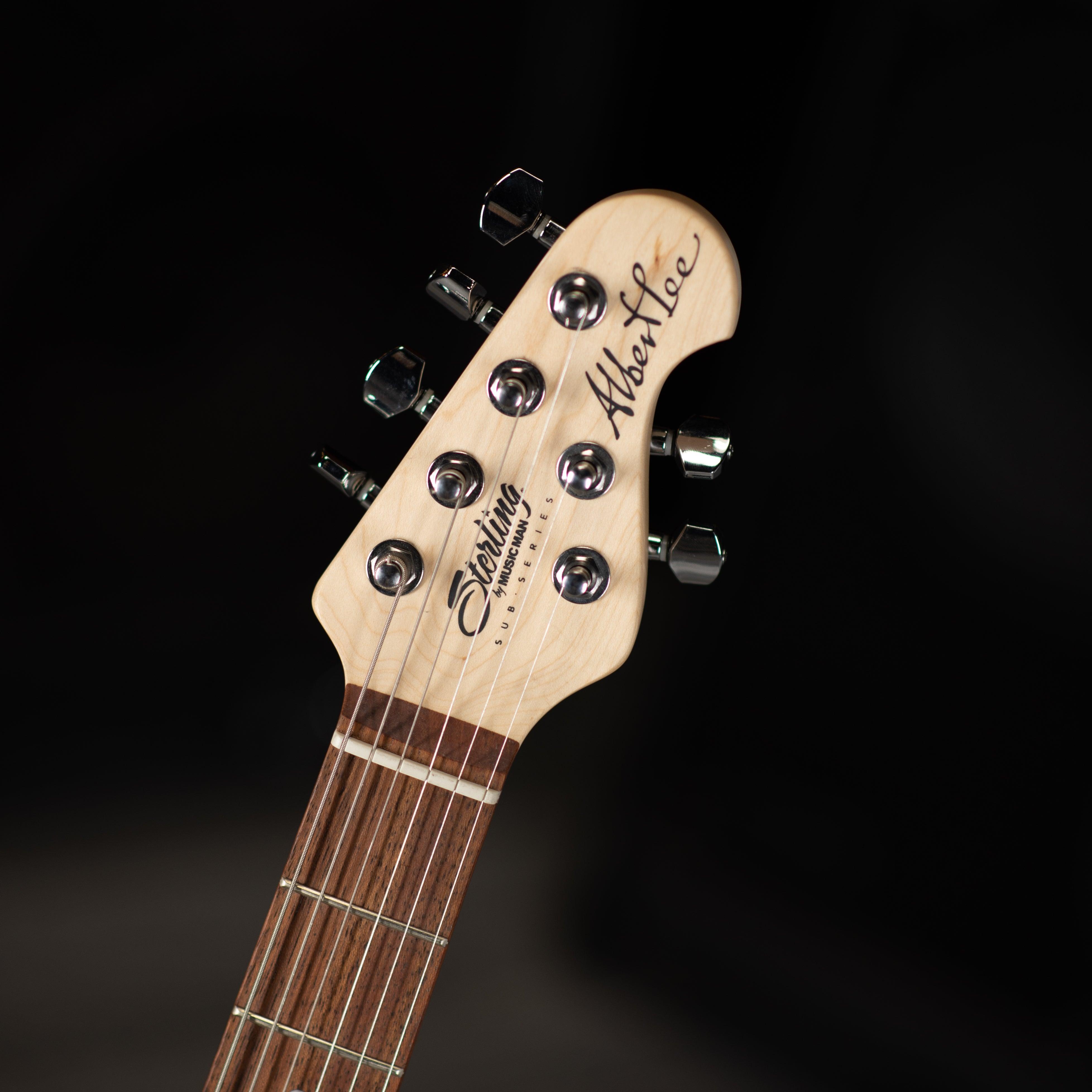 Sterling by Music Man Albert Lee Signature Guitar Daphne Blue - Impulse Music Co.