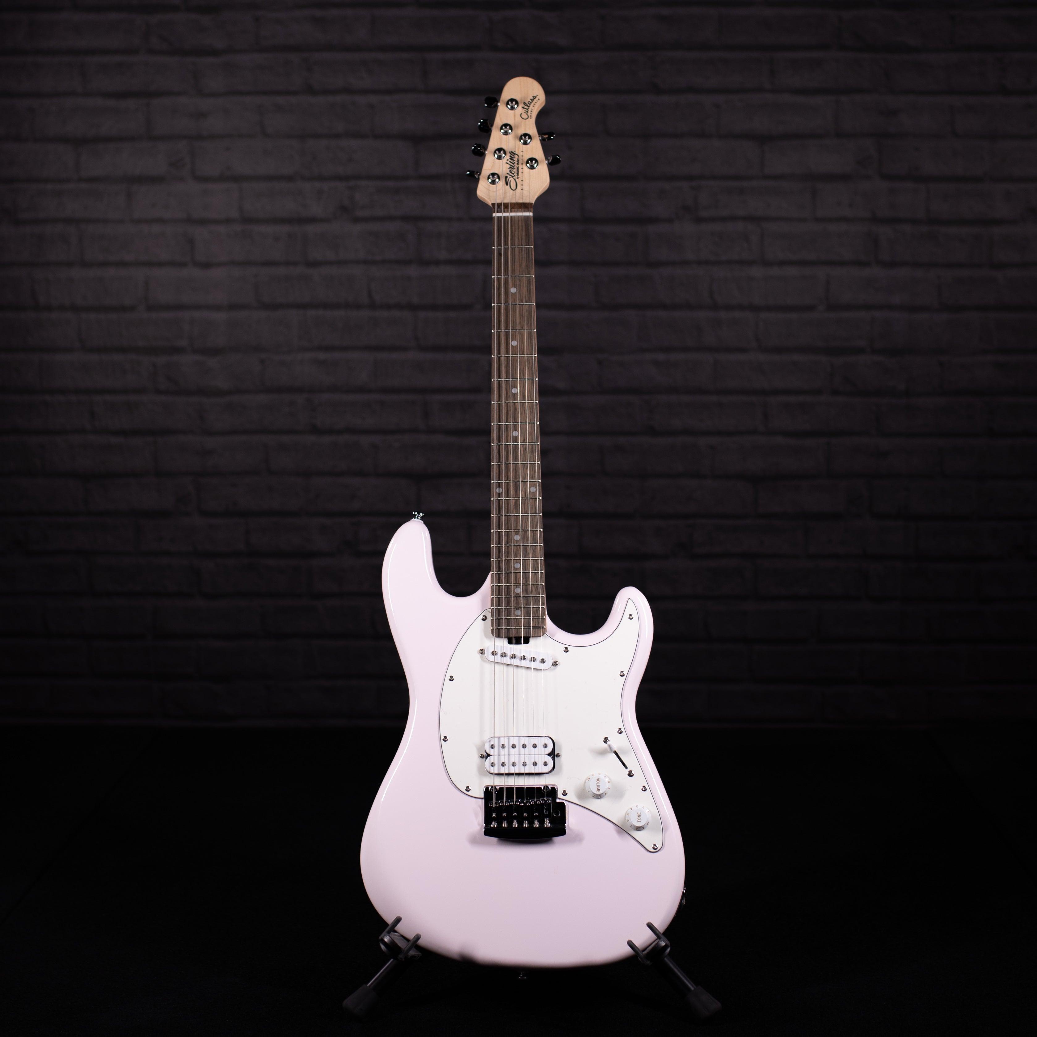 Sterling by Music Man Cutlass Short Scale CTSS30HS (Shell Pink) - Impulse Music Co.