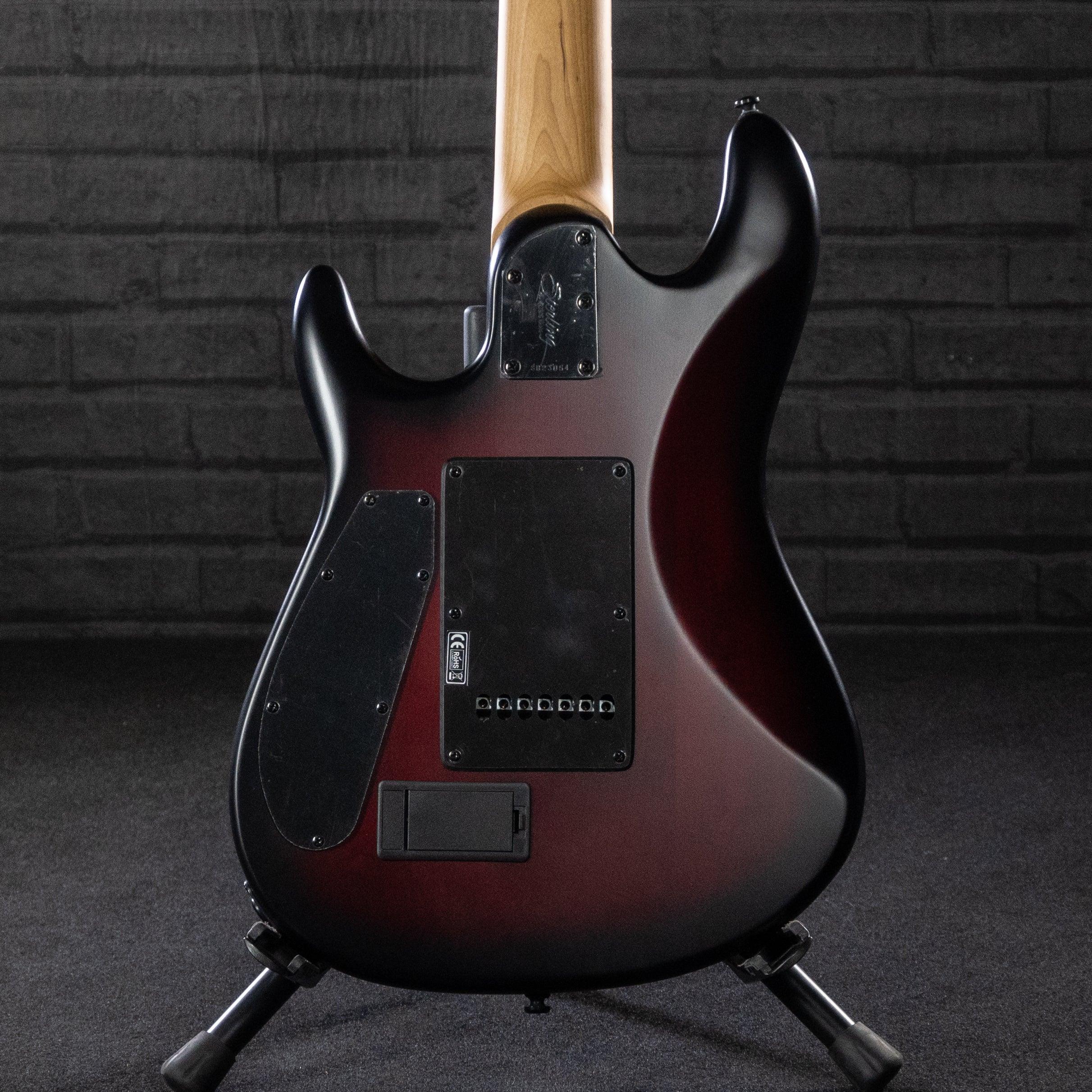 Sterling by Music Man Richardson7 (Dark Scarlet Burst Satin) - Impulse Music Co.