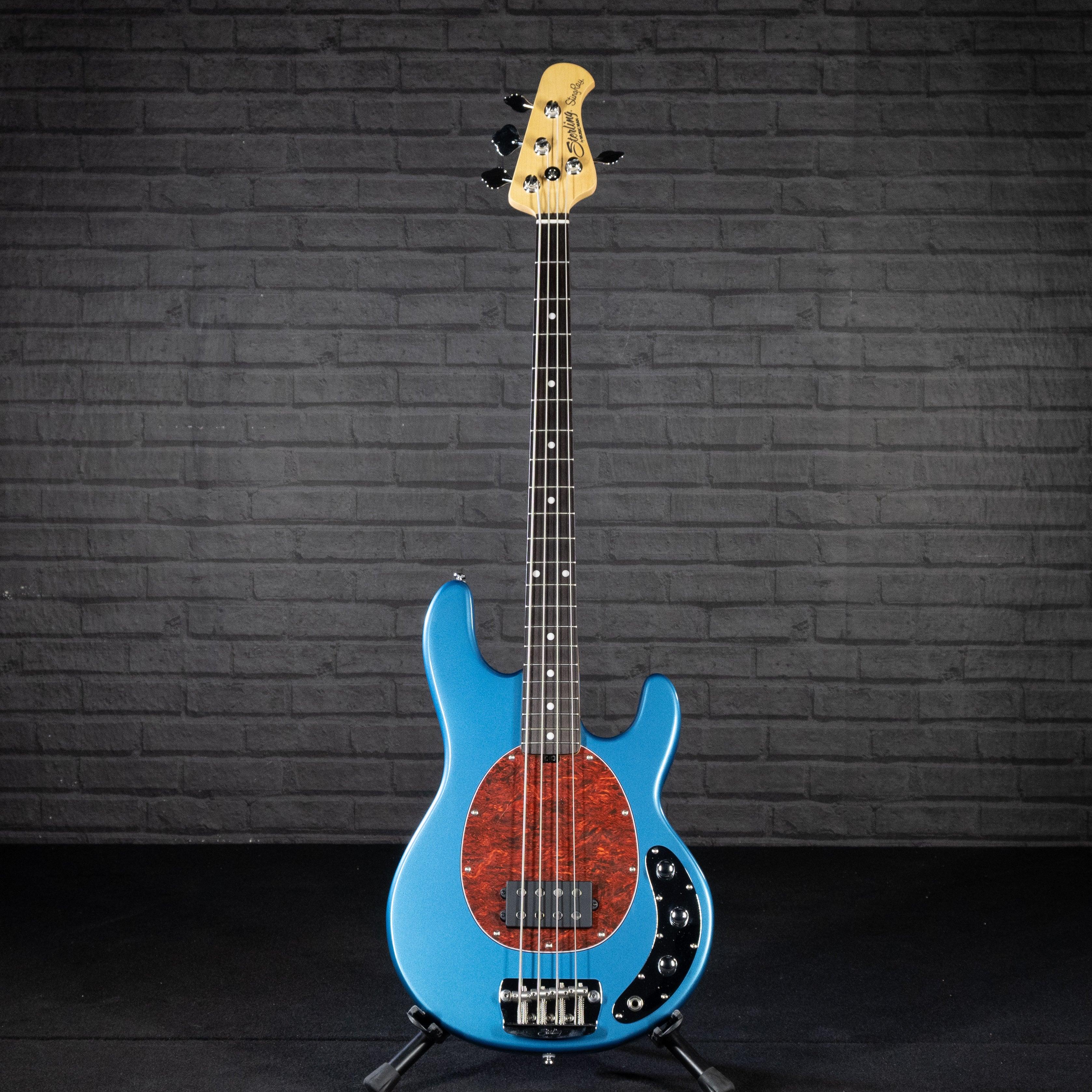 Sterling by Music Man StingRay Classic Ray24 Electric Bass Guitar (Toluca Lake Blue) - Impulse Music Co.