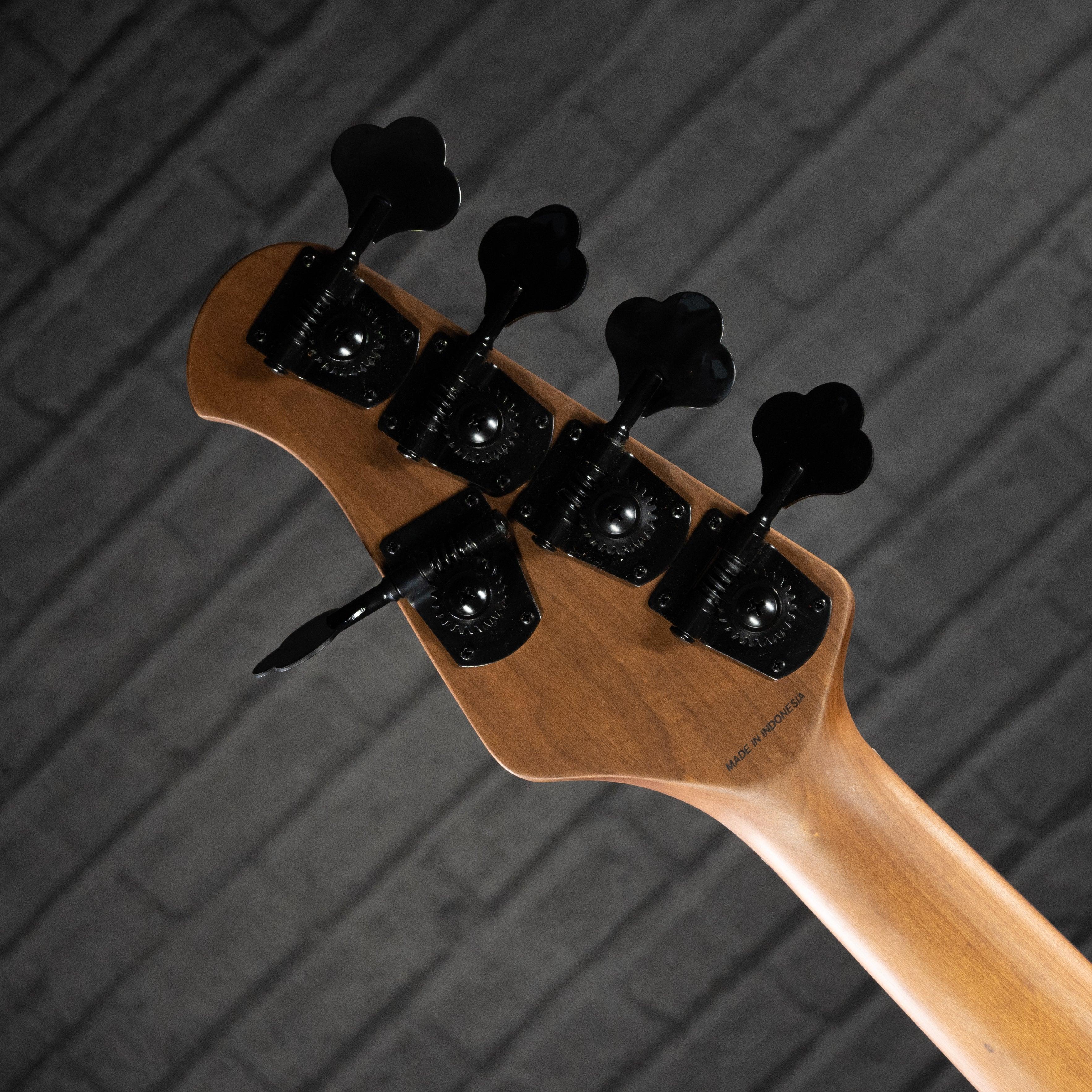 Sterling by Music Man StingRay RAY35 Electric Bass Guitar (Purple Sparkle) - Impulse Music Co.