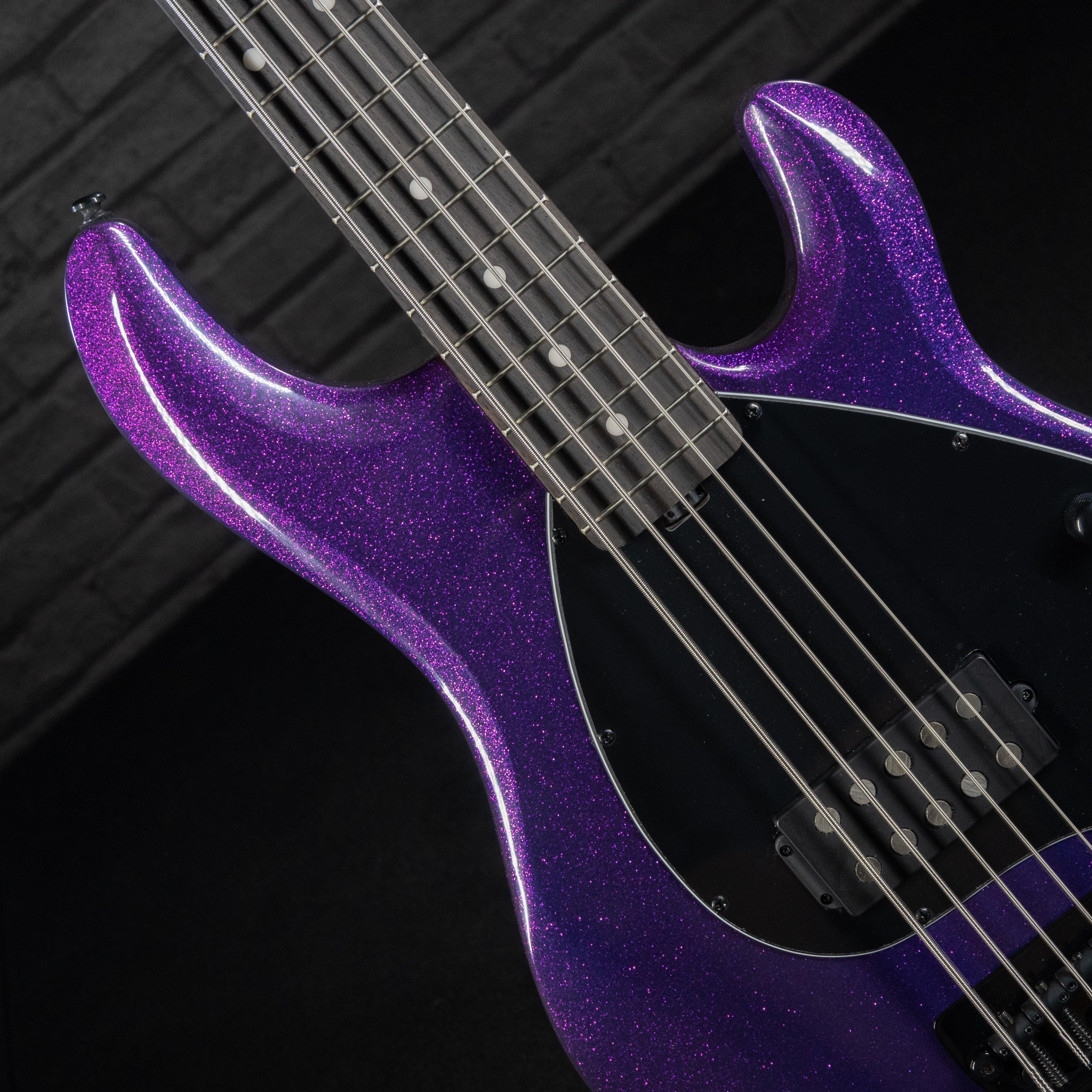 Sterling by Music Man StingRay RAY35 Electric Bass Guitar (Purple Sparkle) - Impulse Music Co.