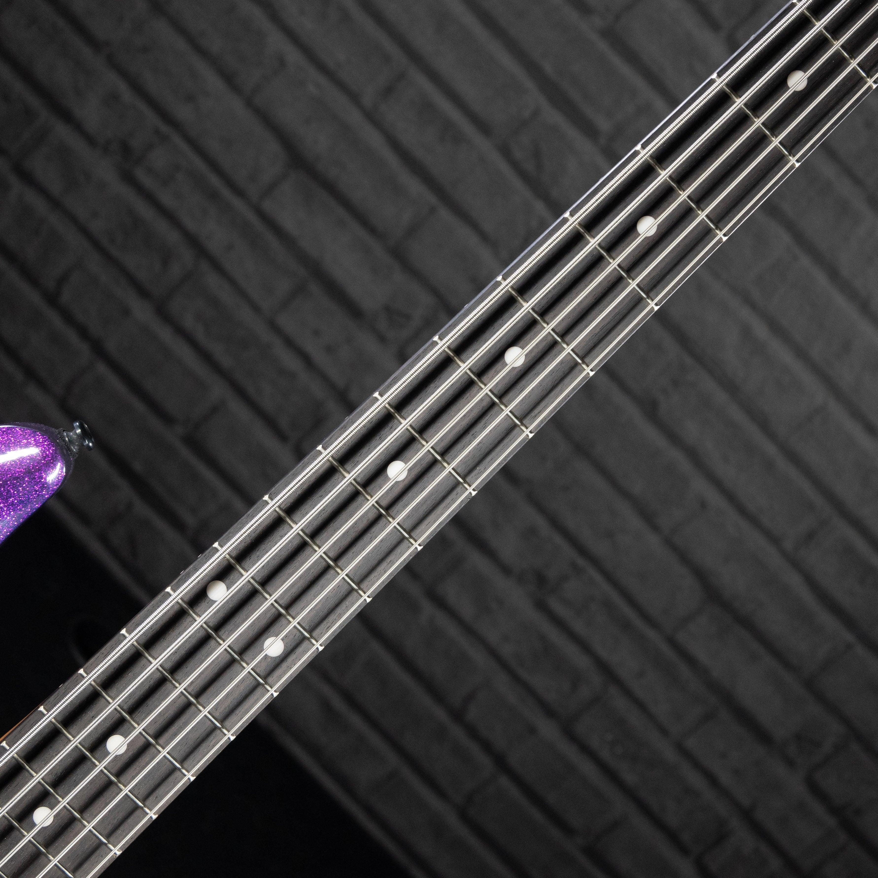 Sterling by Music Man StingRay RAY35 Electric Bass Guitar (Purple Sparkle) - Impulse Music Co.