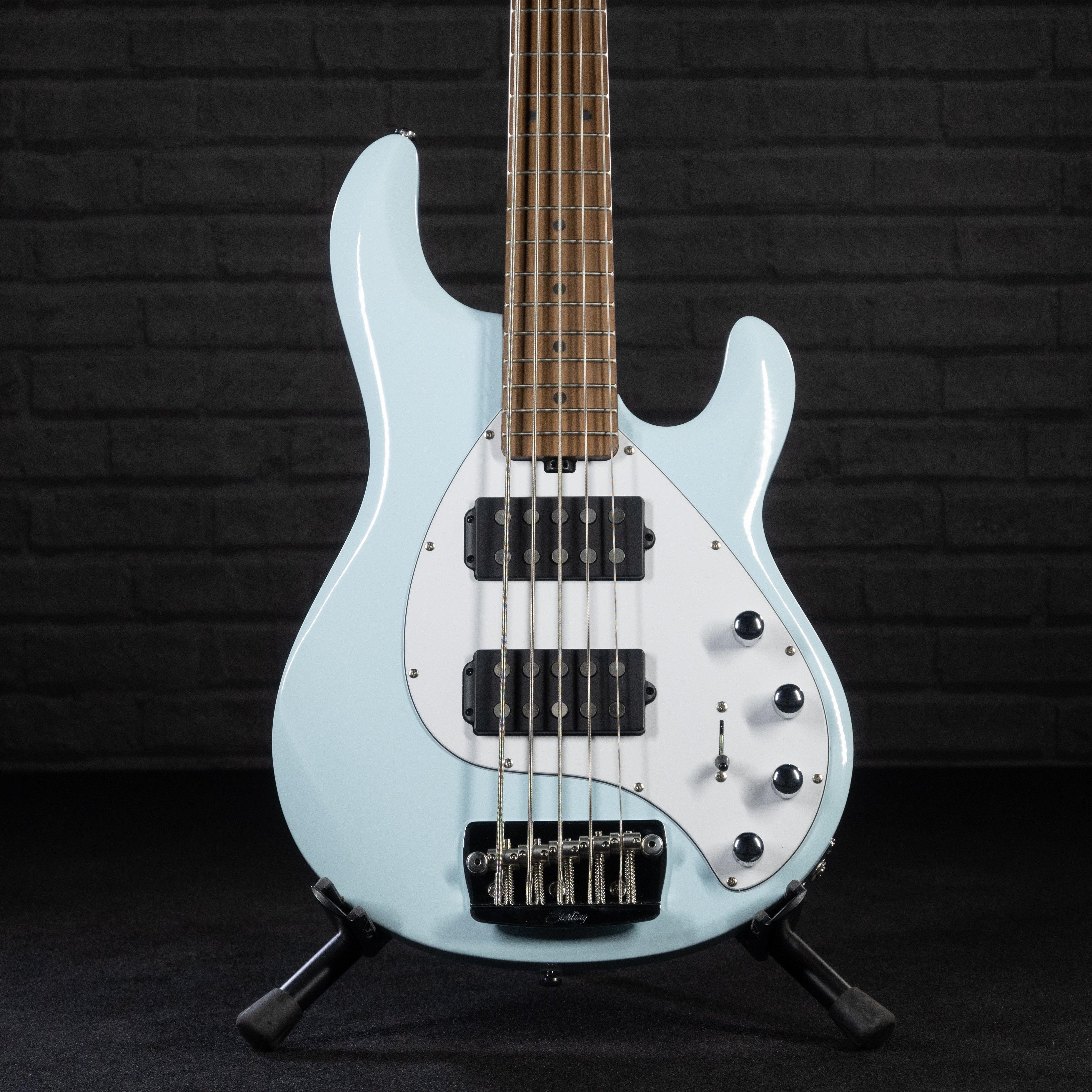 Sterling by Music Man StingRay RAY35HH (Daphne Blue) - Impulse Music Co.