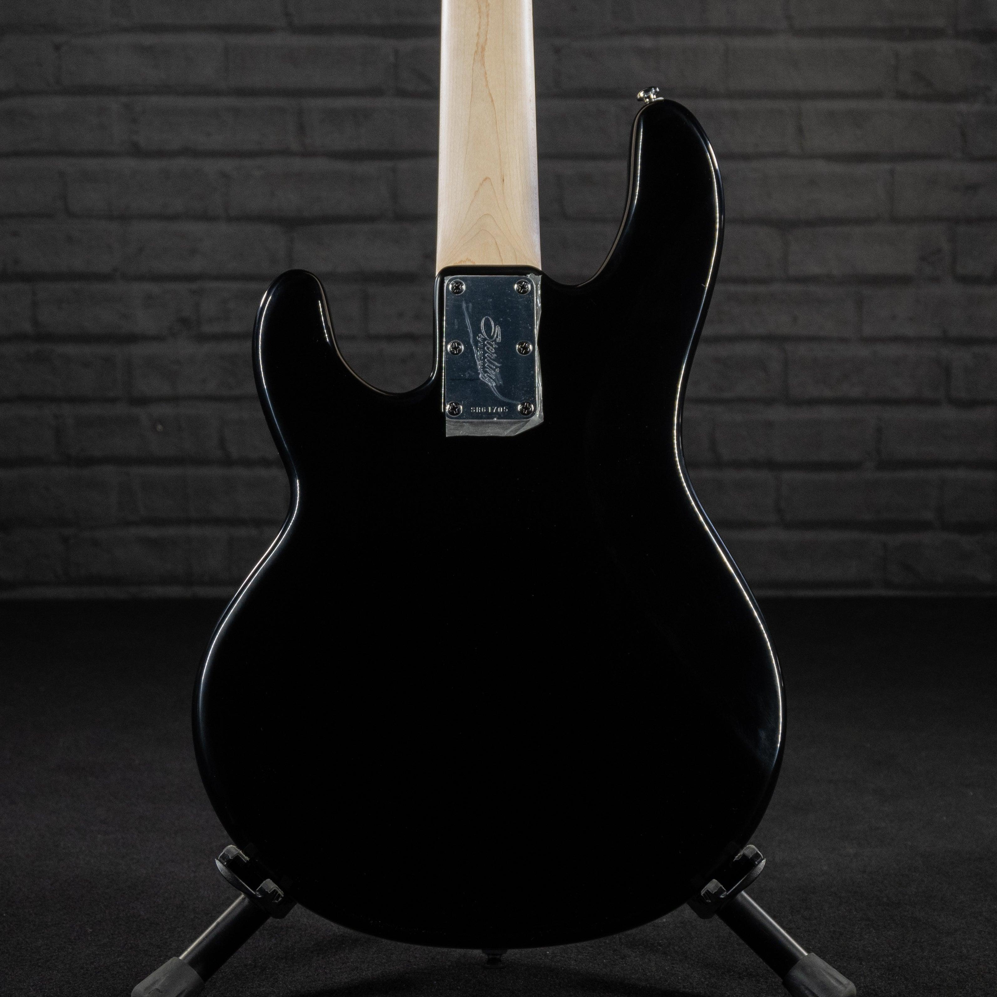 Sterling by Music Man StingRay Short Scale RAYSS4 (Black) - Impulse Music Co.