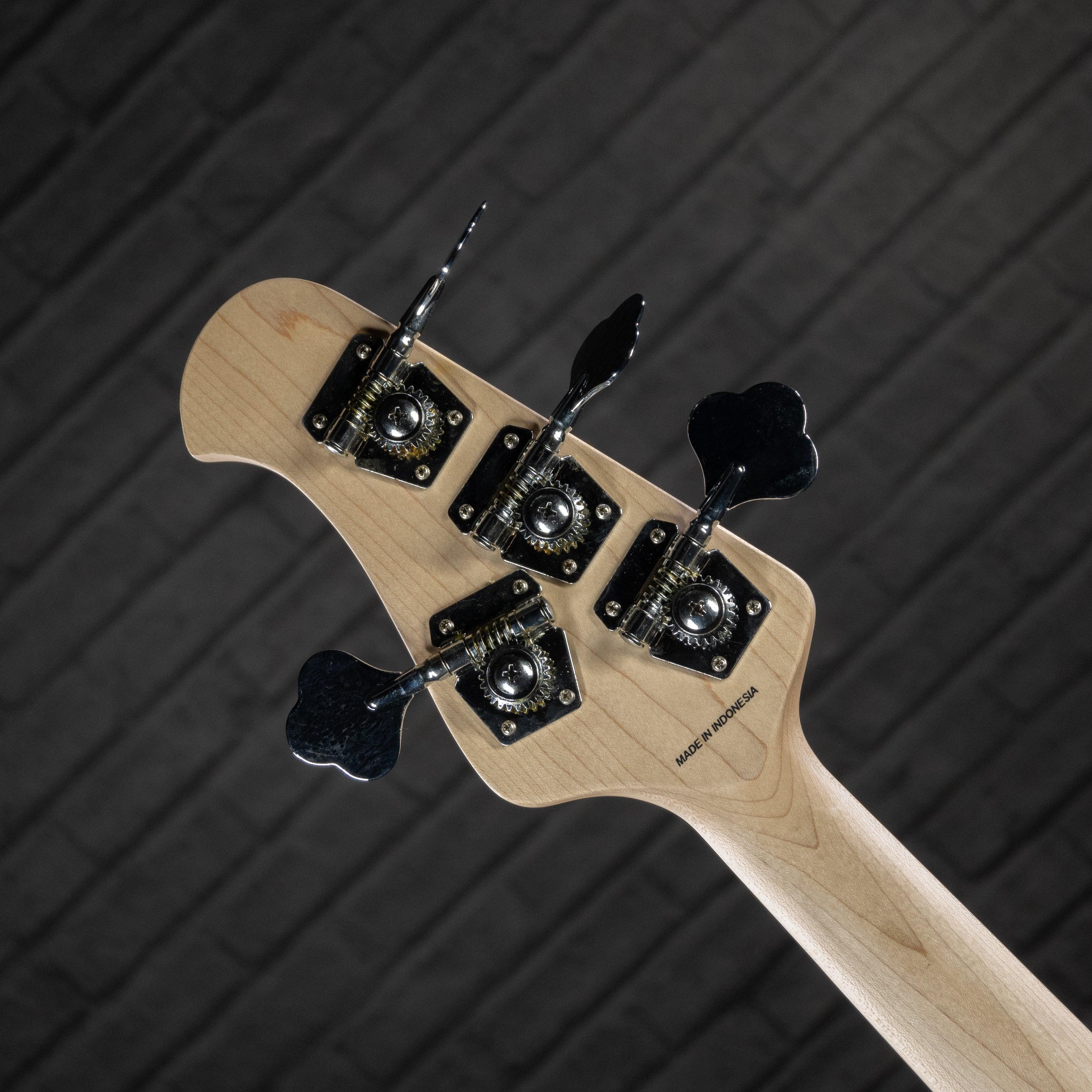 Sterling by Music Man StingRay Short Scale RAYSS4 (Black) - Impulse Music Co.