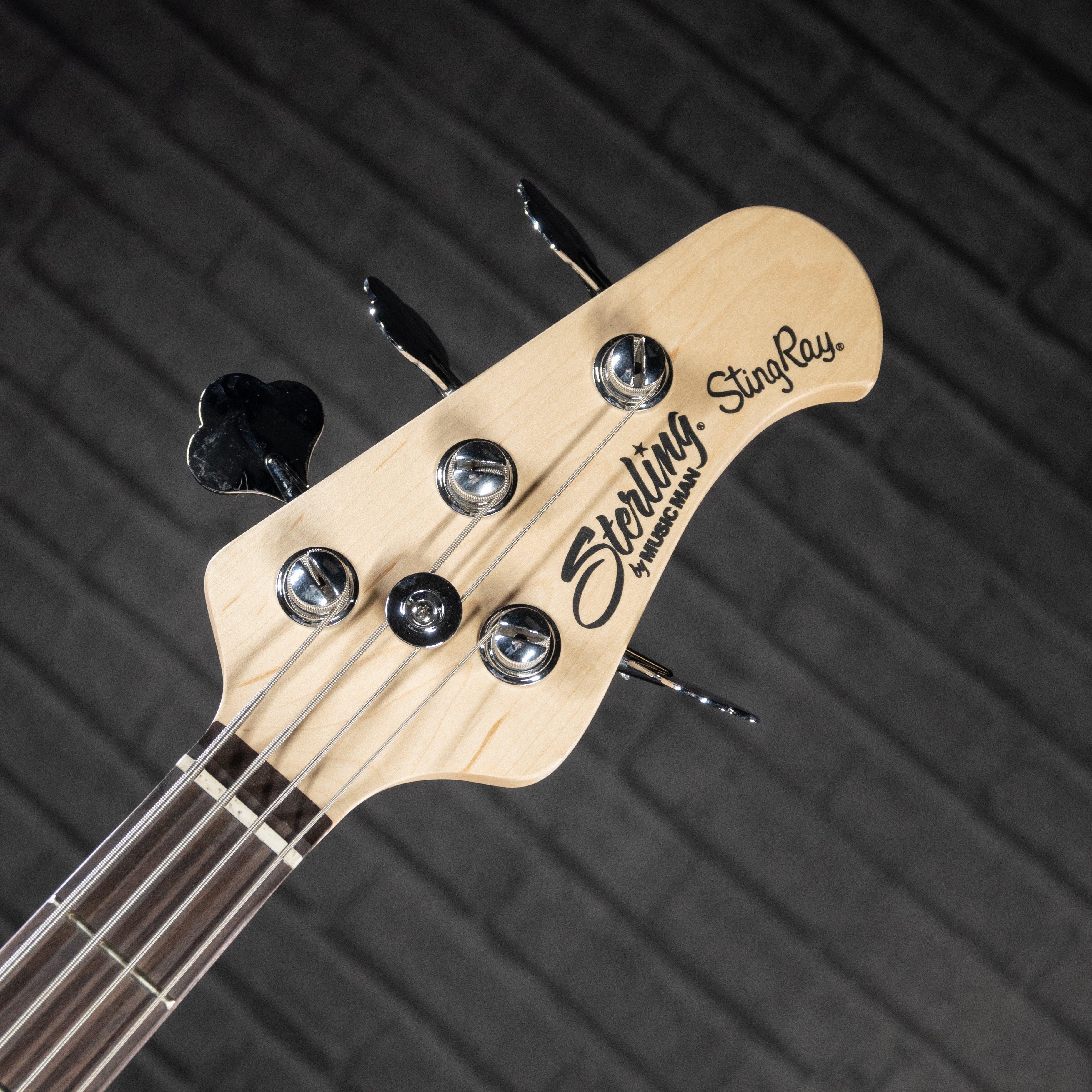 Sterling by Music Man Stingray Short Scale RAYSS4 (Olympic White) - Impulse Music Co.