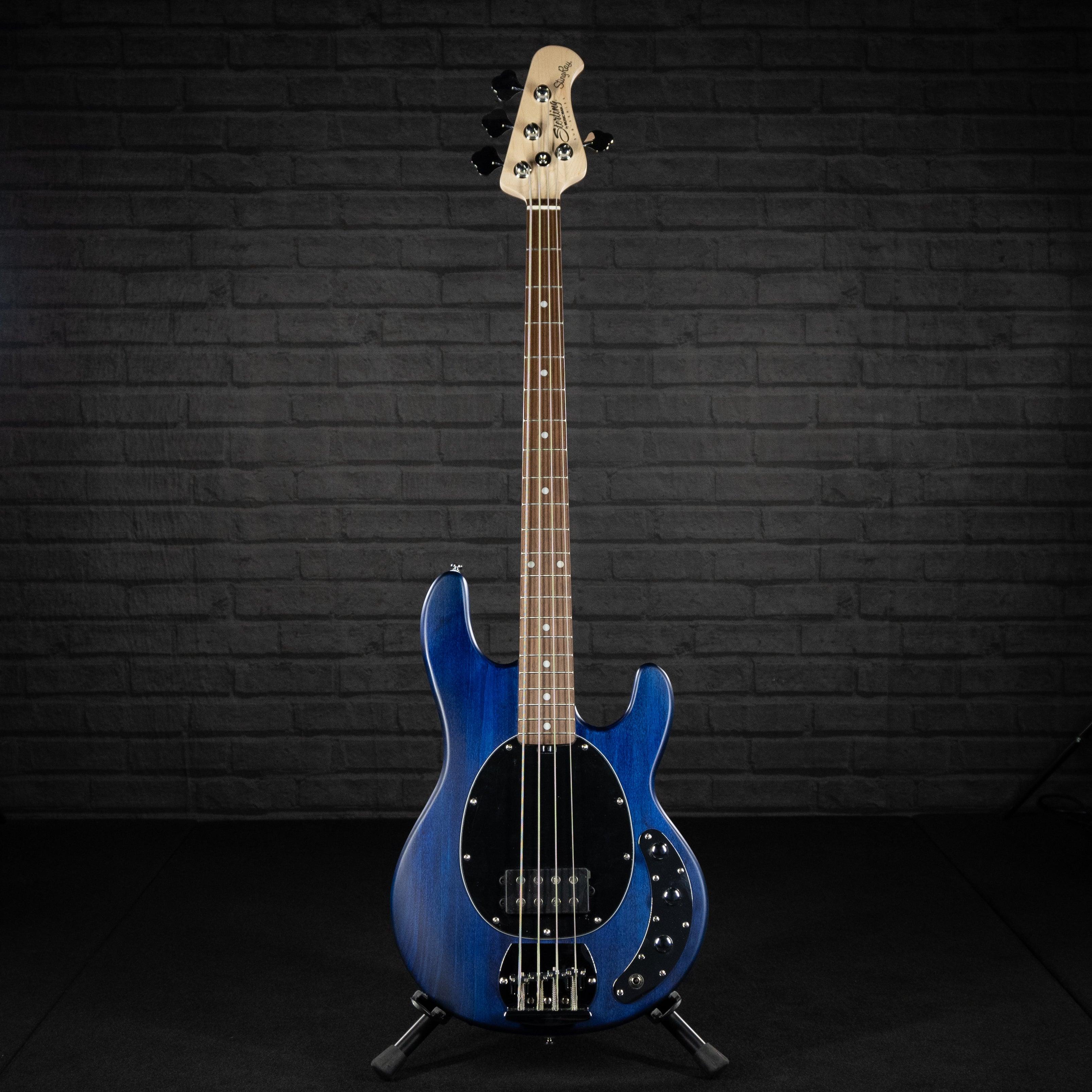 Sterling S.U.B. Series Stringray 4 (Trans Blue Stain) - Impulse Music Co.