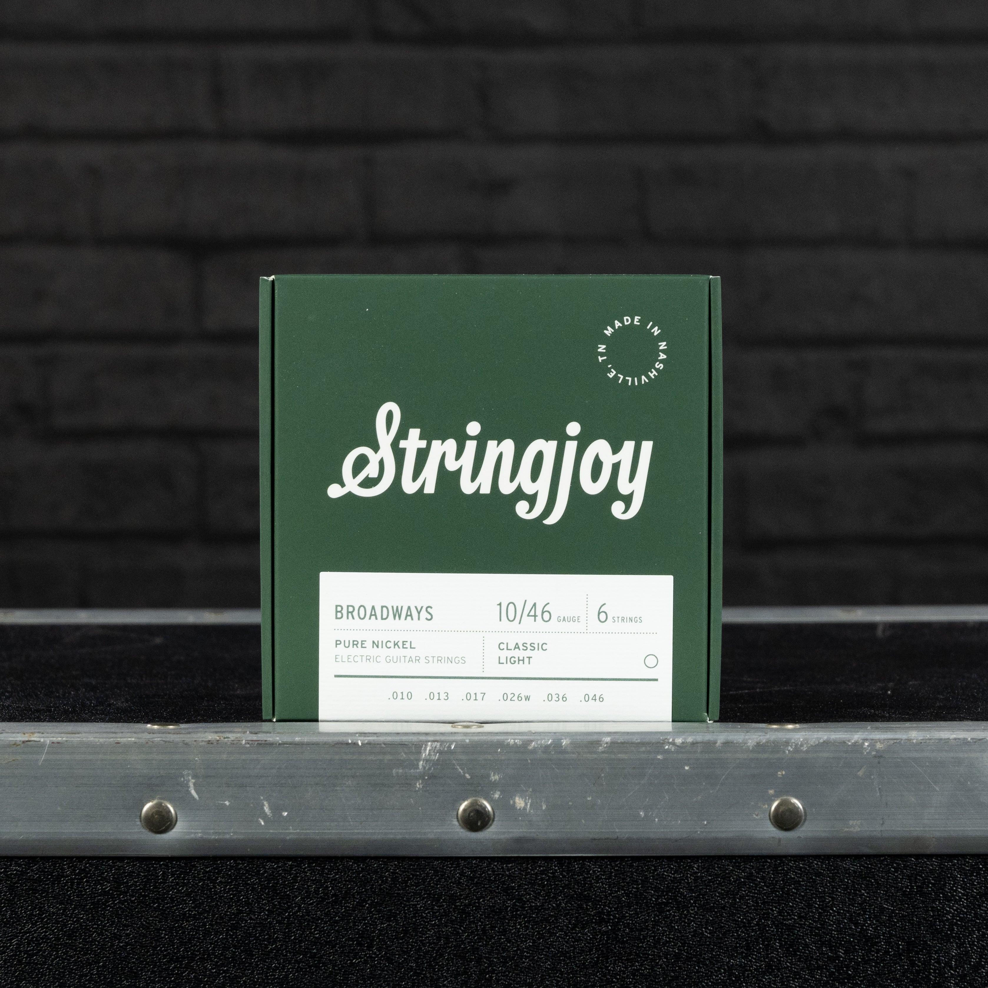 Stringjoy Broadways | Classic Light Gauge (10-46) Pure Nickel Electric Guitar Strings - Impulse Music Co.