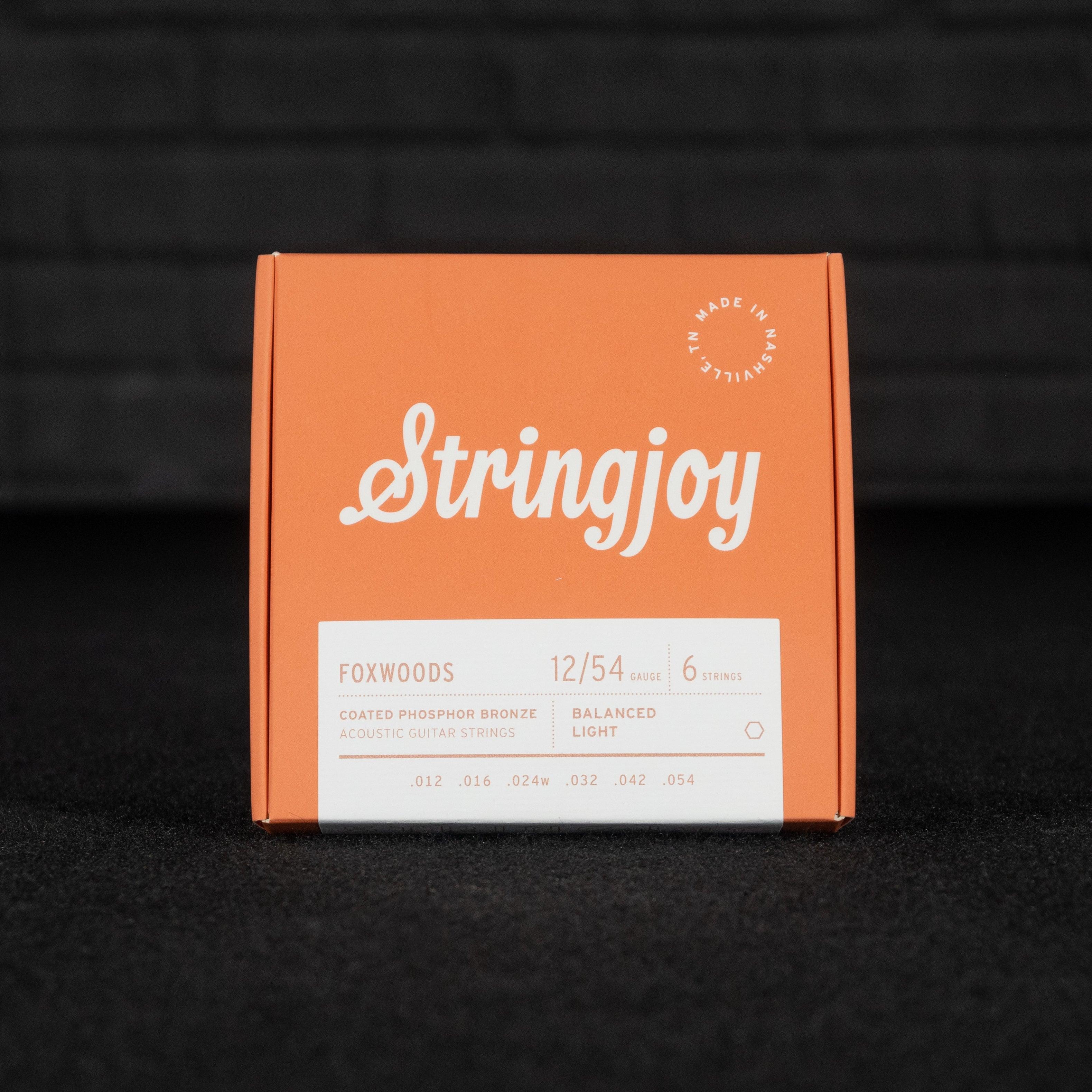 Stringjoy Foxwoods | Light Gauge (12-54) Coated Phosphor Bronze Acoustic Guitar Strings - Impulse Music Co.