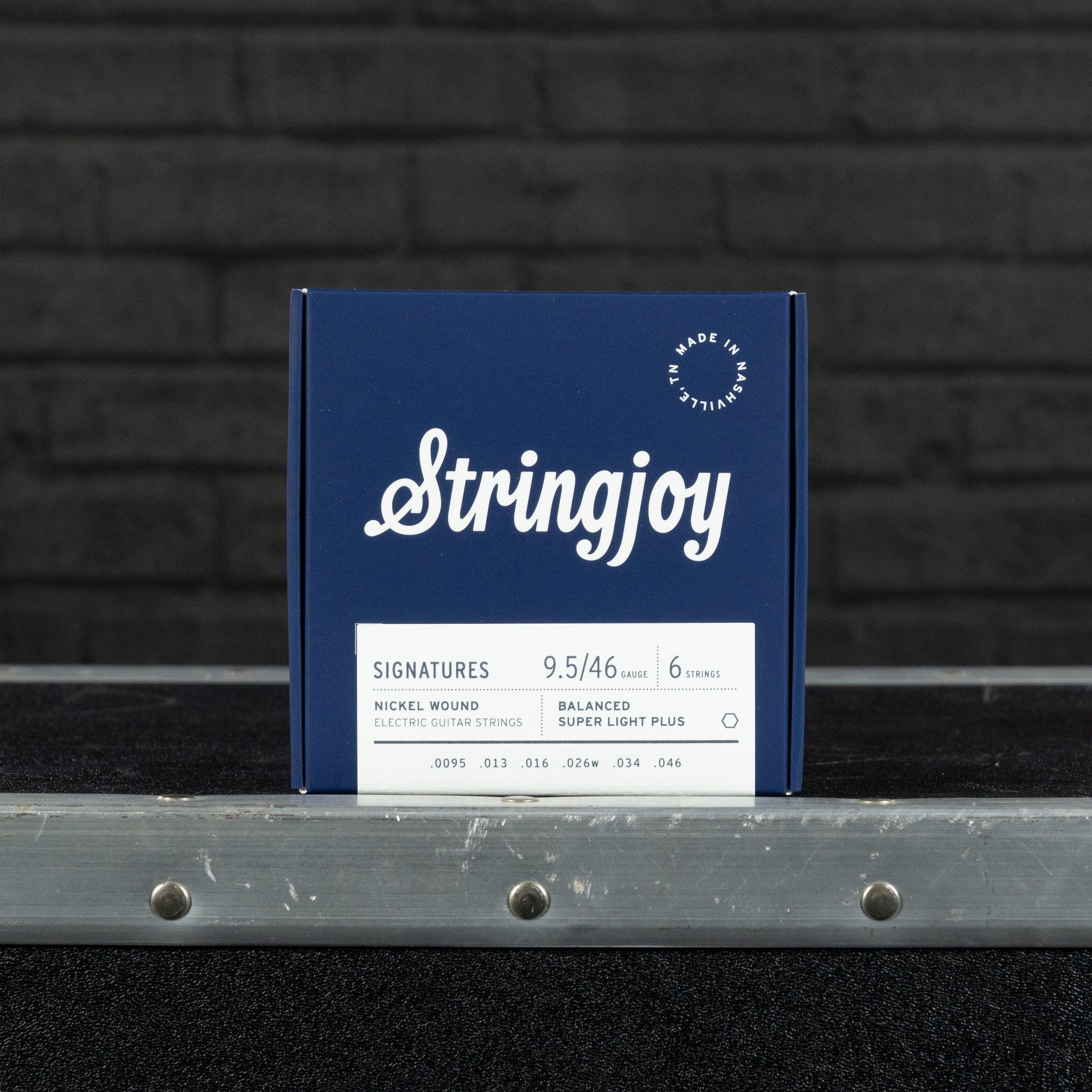 Stringjoy Signatures | Balanced Super Light Plus Gauge (9.5-46) Nickel Wound Electric Guitar Strings - Impulse Music Co.