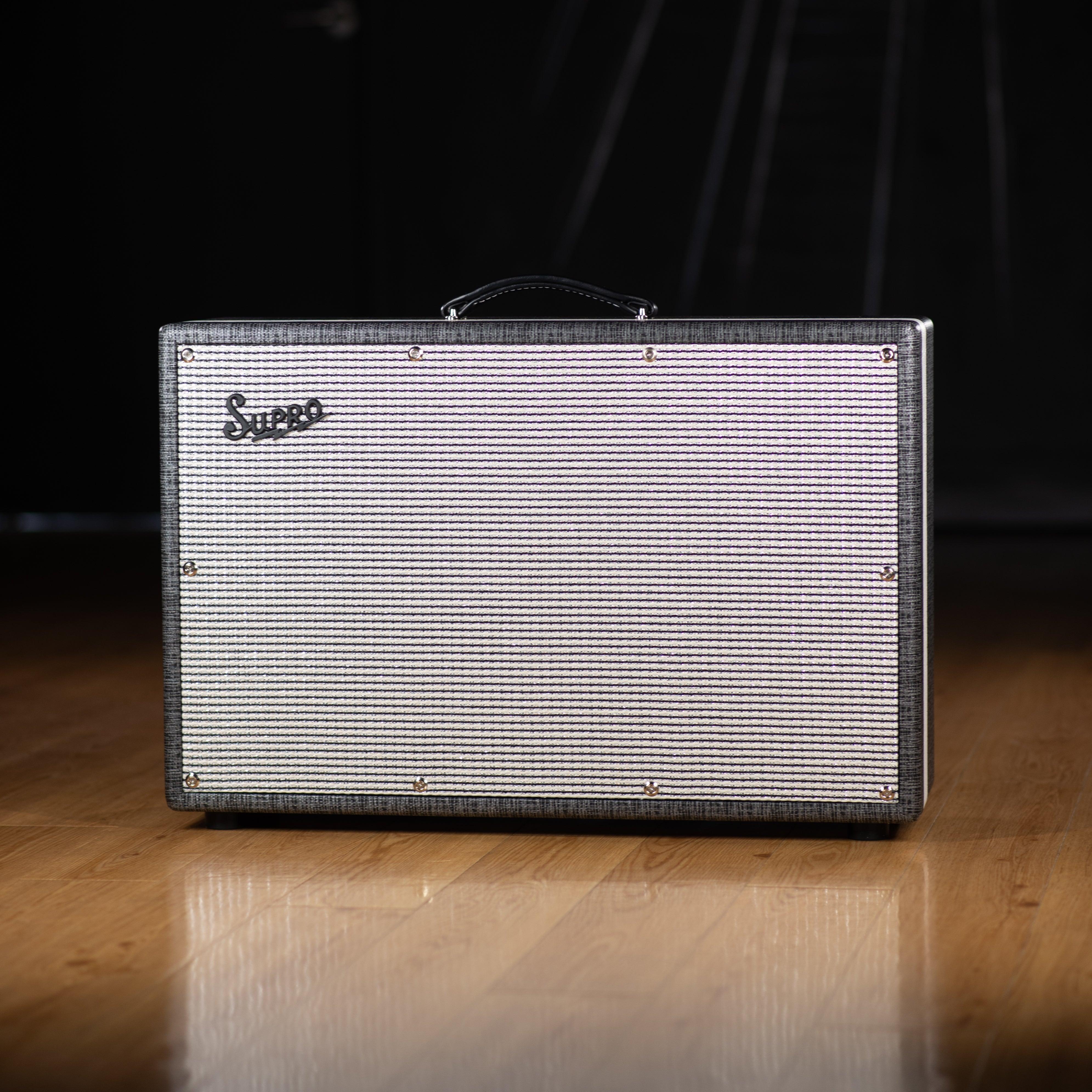 Supro 1799 Black Magick 2x12" Extension Cabinet - Impulse Music Co.