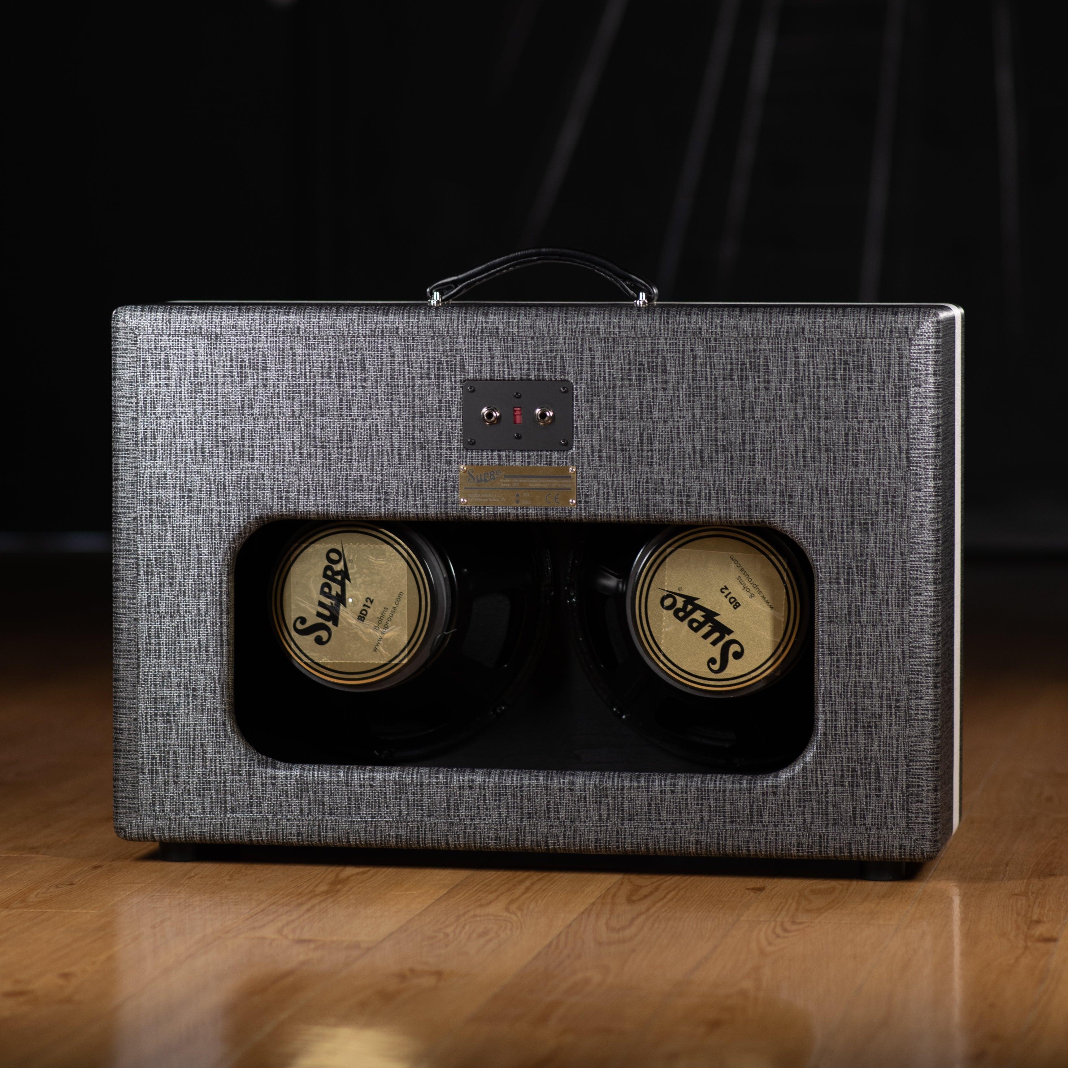 Supro 1799 Black Magick 2x12" Extension Cabinet - Impulse Music Co.