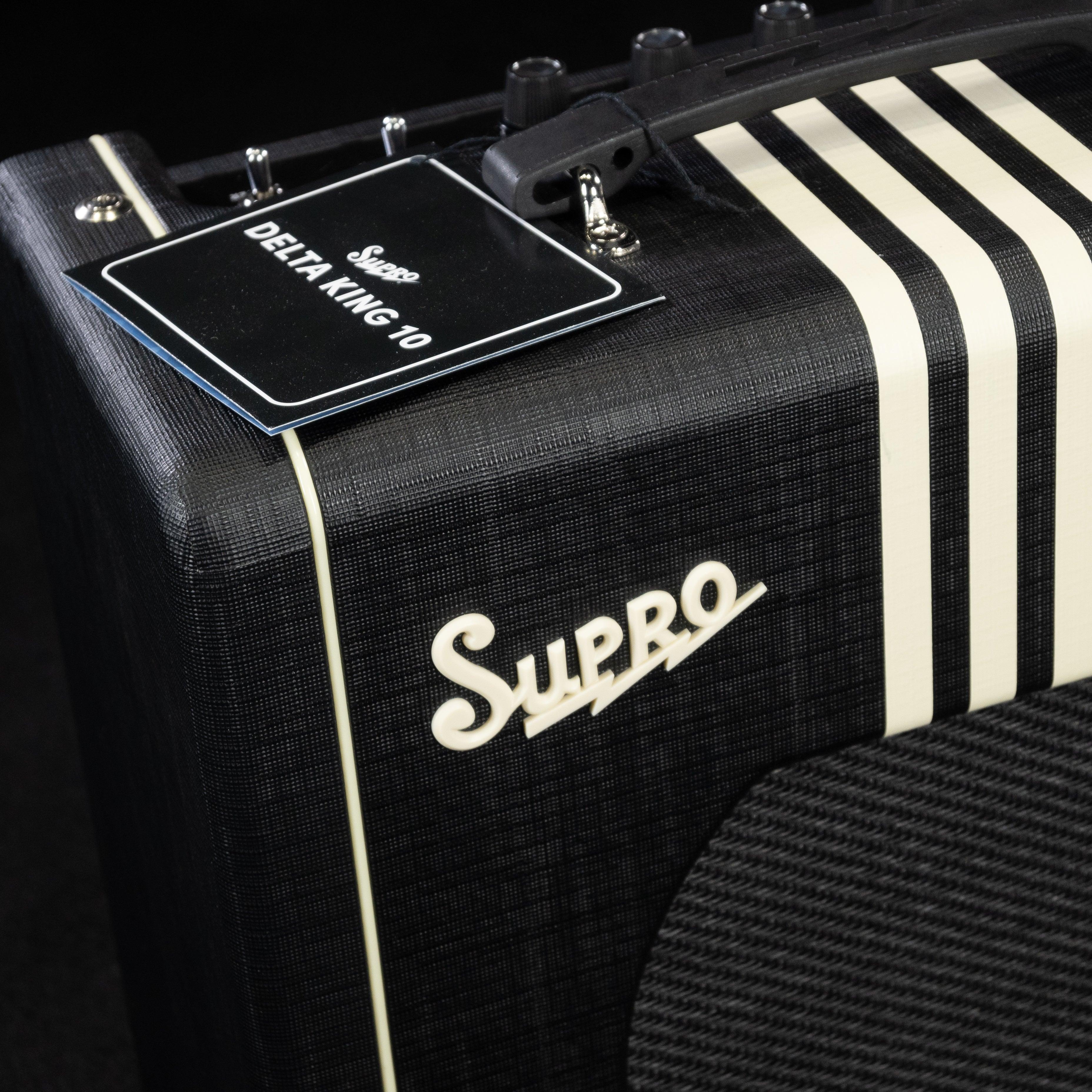 Supro Delta King 10 Combo Amplifier (Black and Cream) - Impulse Music Co.