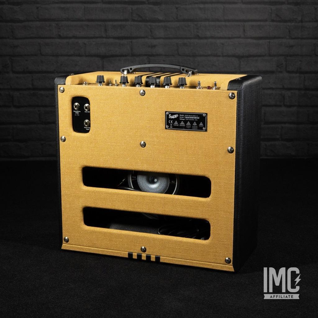 Supro Delta King 12 Guitar Combo Amplifier (Tweed and Black) - Impulse Music Co.