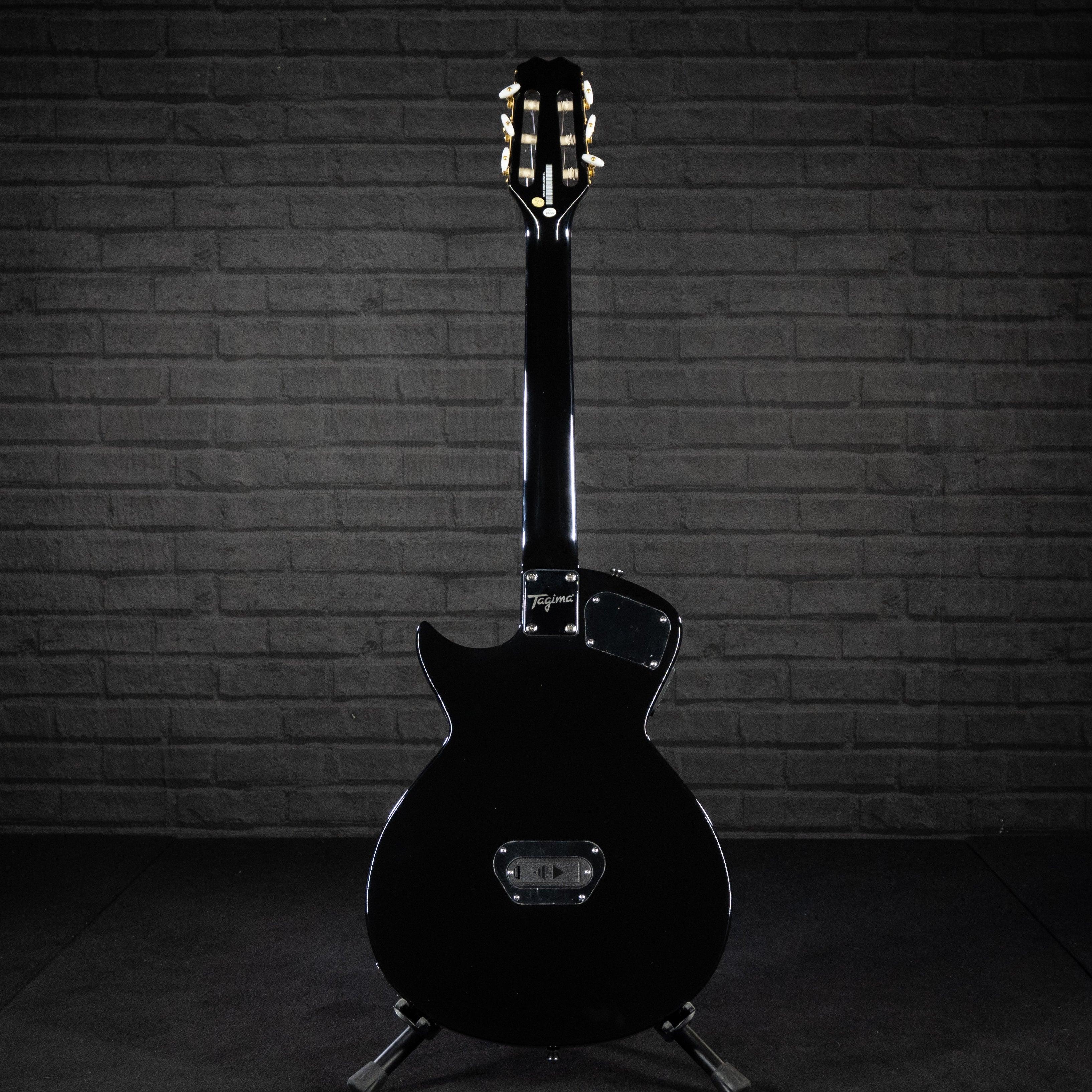 Tagima Modena Nylon Electric Guitar (Black) - Impulse Music Co.