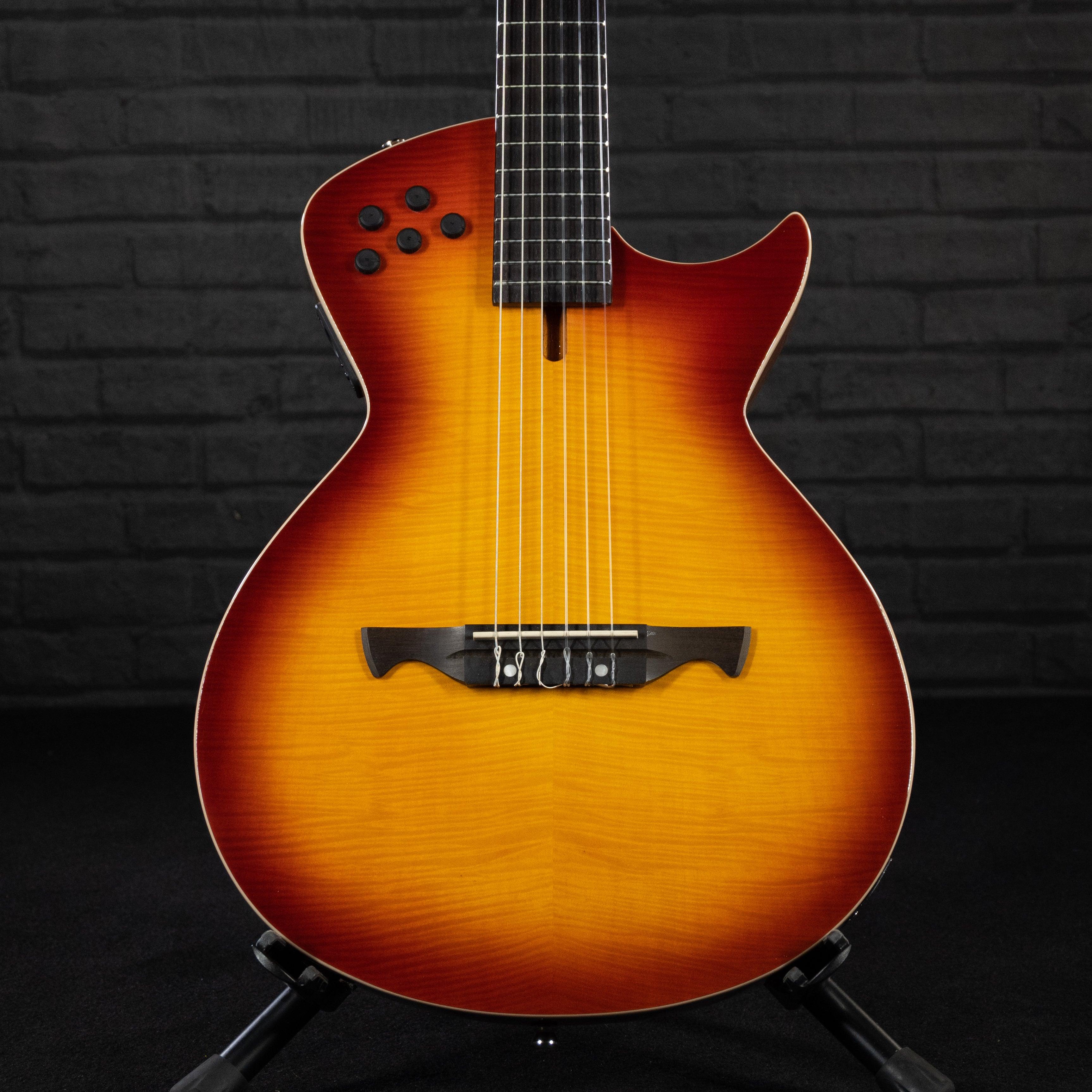 Tagima Modena Nylon Electric Guitar (Cherry Burst) - Impulse Music Co.
