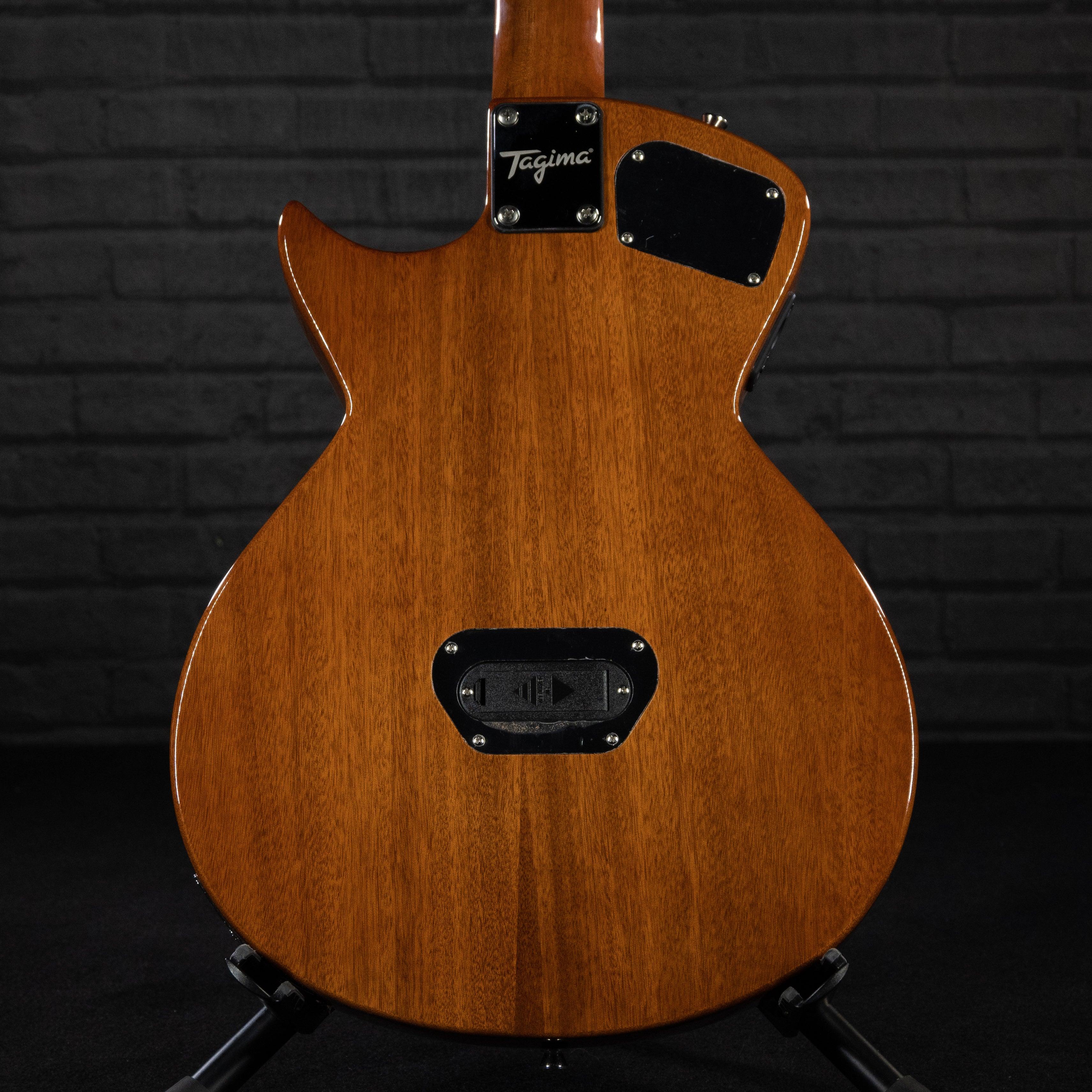 Tagima Modena Nylon Electric Guitar (Cherry Burst) - Impulse Music Co.