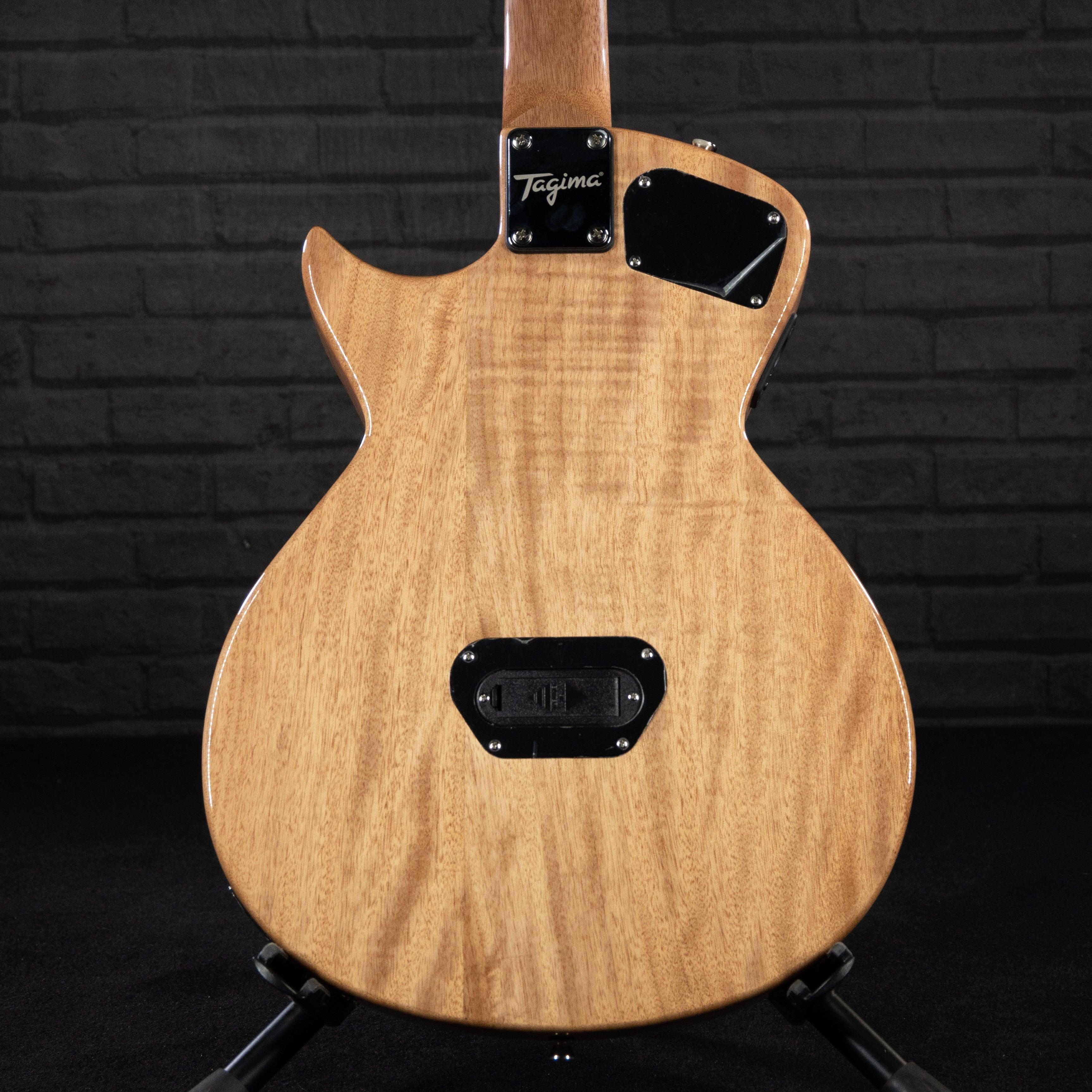 Tagima Modena Nylon Electric Guitar (Transparent Blue Fade) - Impulse Music Co.