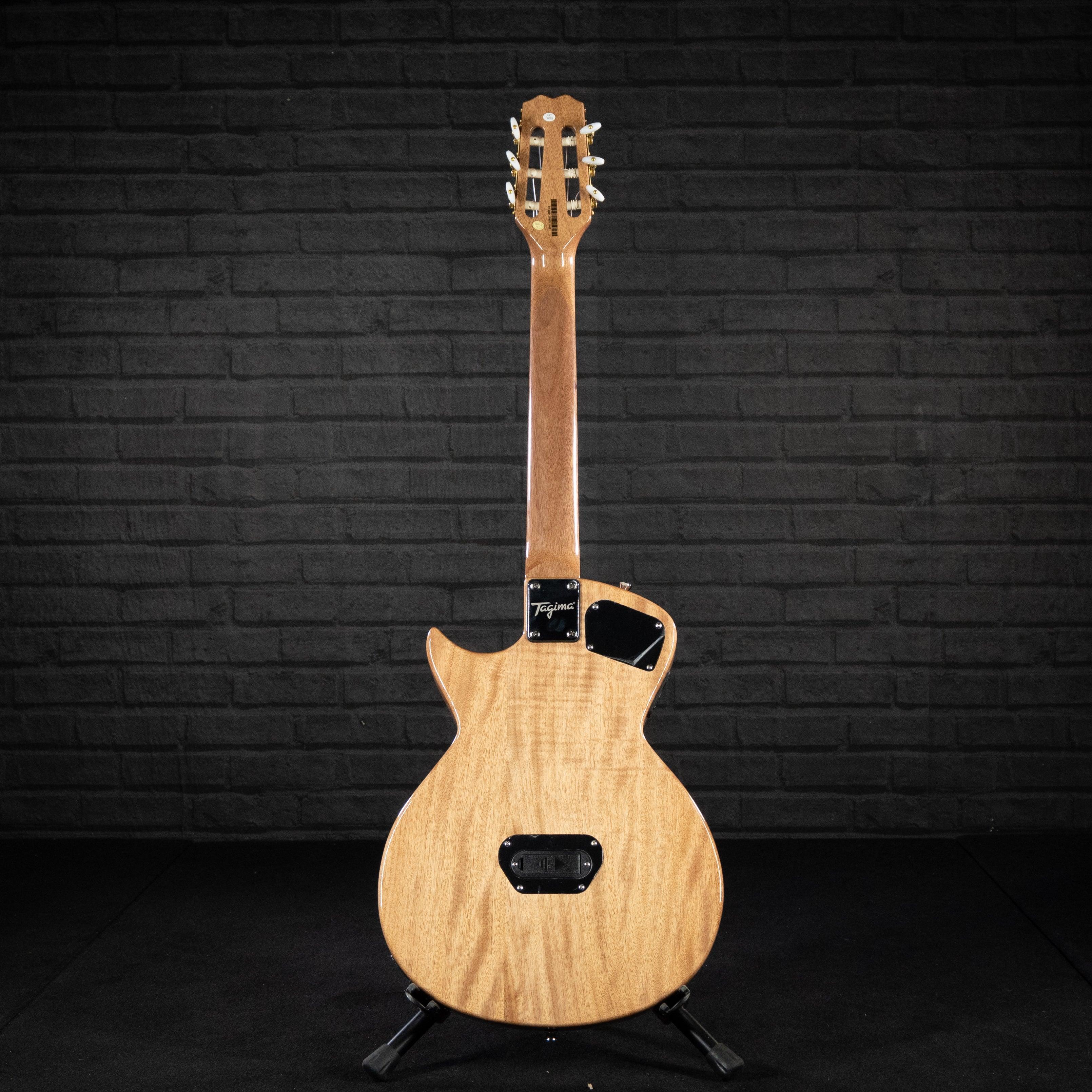 Tagima Modena Nylon Electric Guitar (Transparent Blue Fade) - Impulse Music Co.