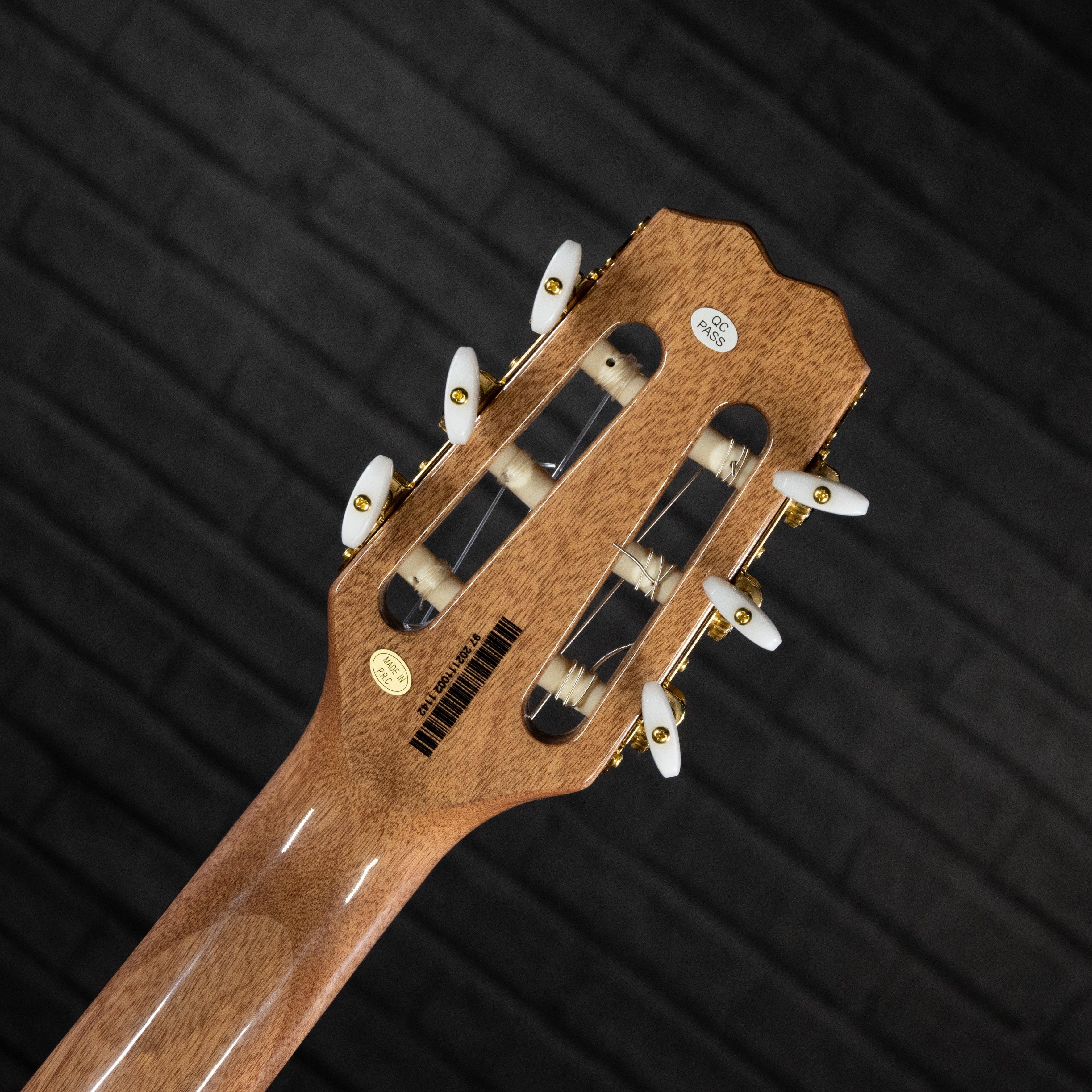 Tagima Modena Nylon Electric Guitar (Transparent Blue Fade) - Impulse Music Co.