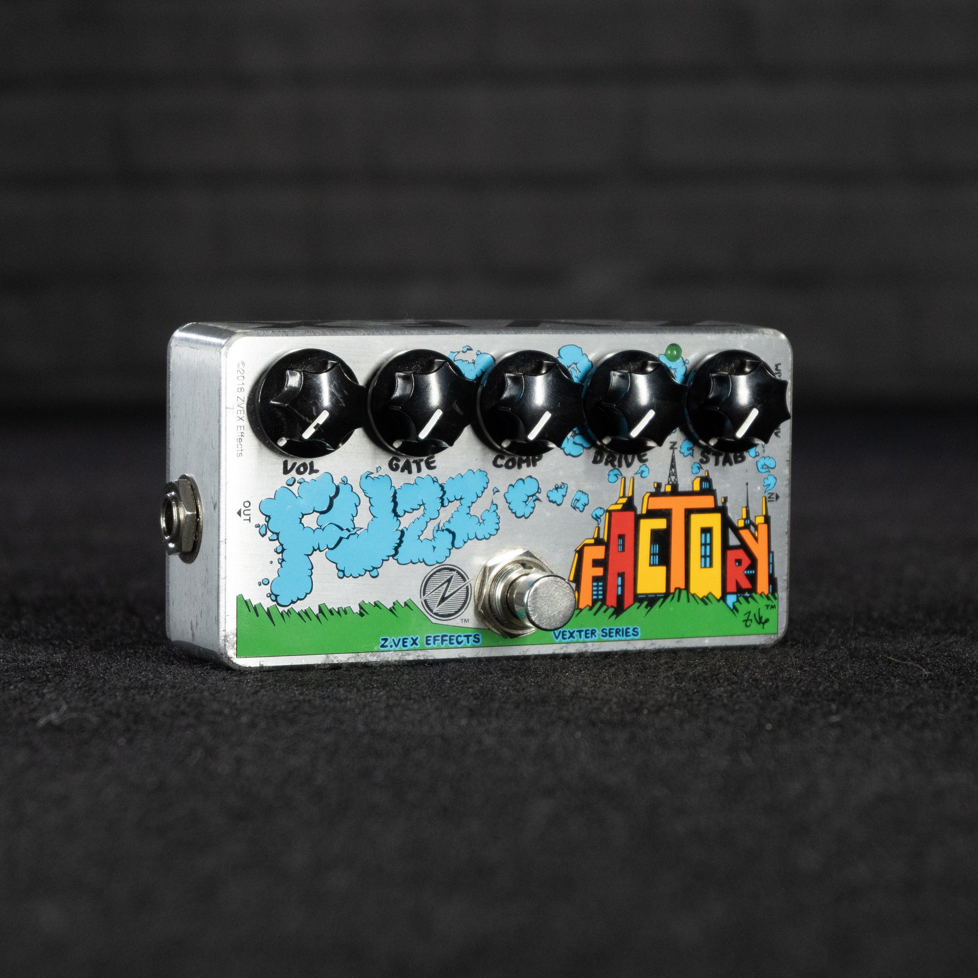 ZVex Fuzz Factory Fuzz Guitar Pedal (Silver) USED - Impulse Music Co.