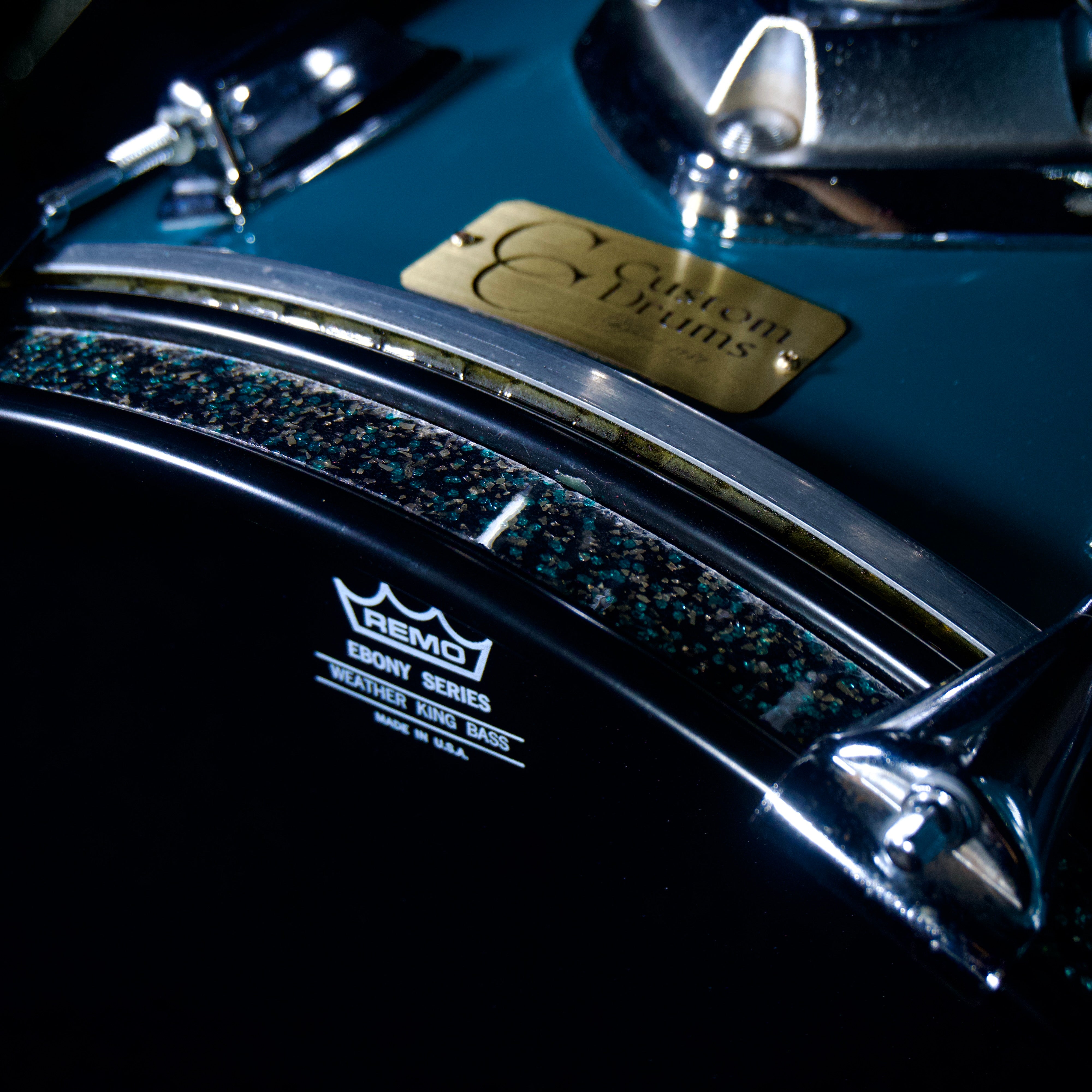 C&C 4 Piece Custom Drum Kit (Turquoise) [USED]