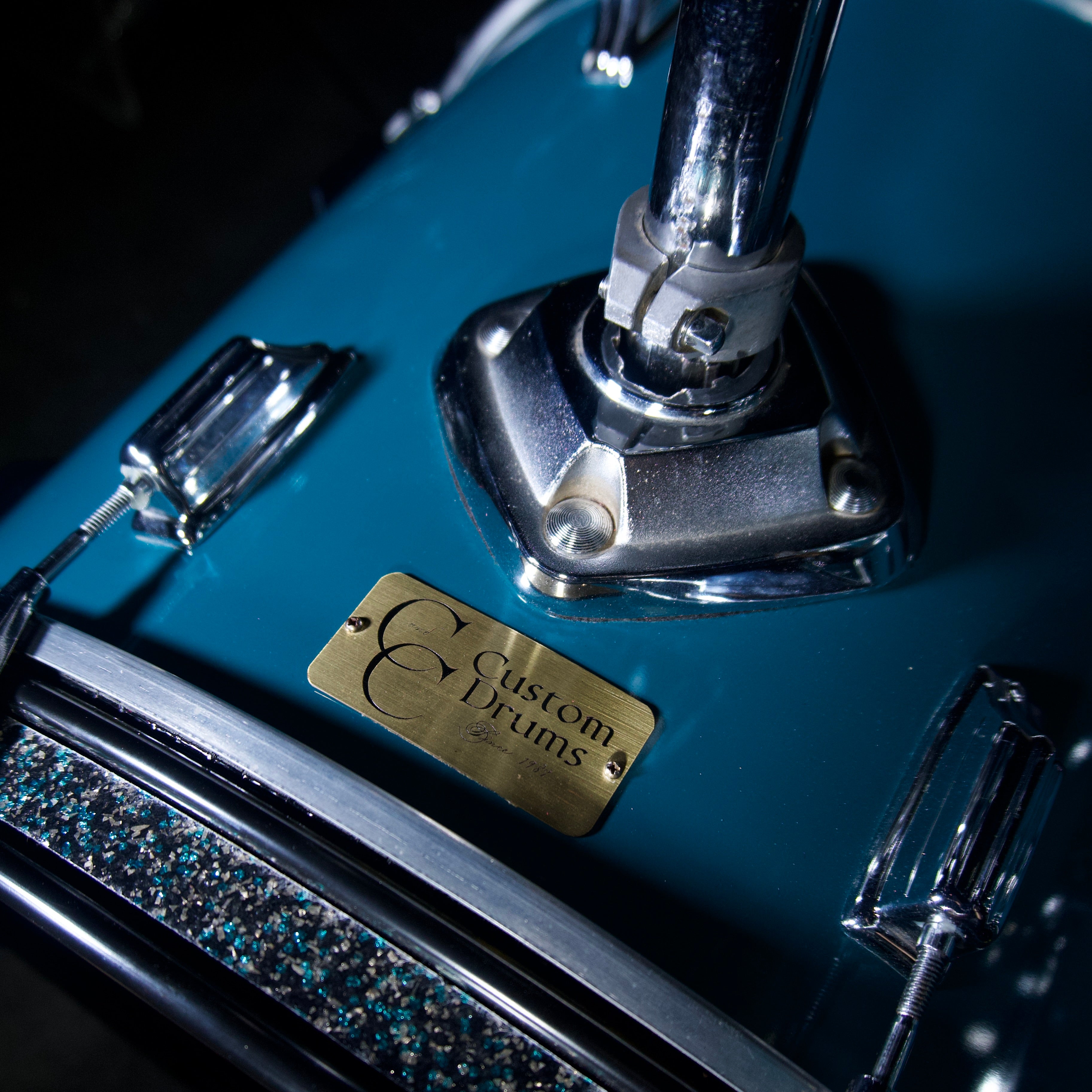 C&C 4 Piece Custom Drum Kit (Turquoise) [USED]