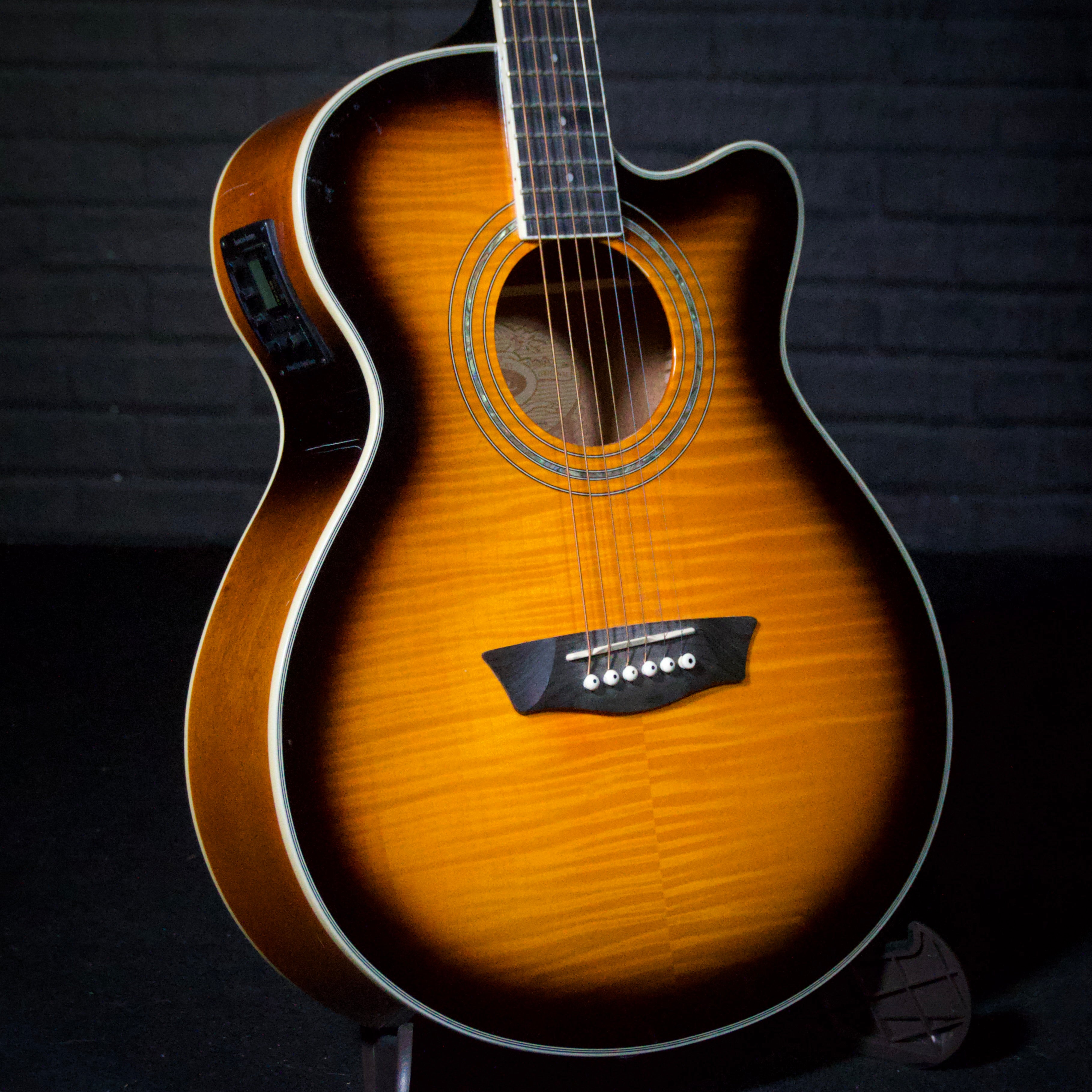 Washburn Festival EA15 Acoustic-Electric Guitar (Tobacco Burst) [USED]