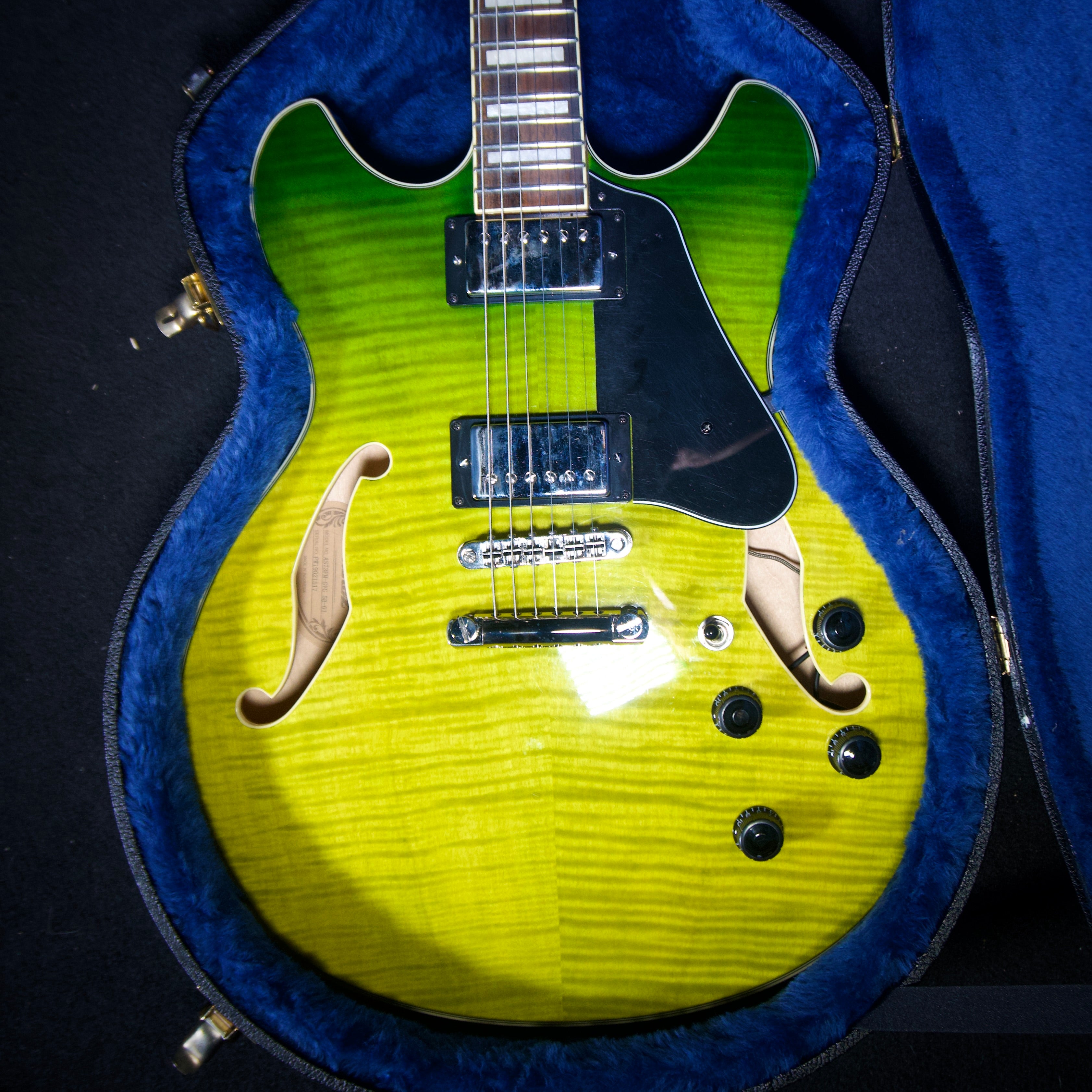 Ibanez Artcore AS73M Semi Hollow Body Guitar (Green Valley Gradiation) w/ Case [USED]