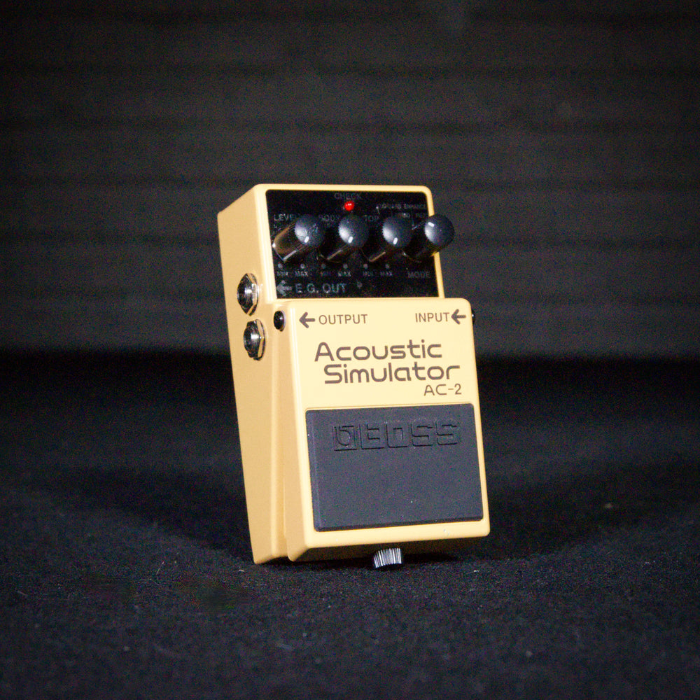 boss ac-3 acoustic simulator pedal [USED] MODEL:RED/ BLK SPLIT RED SAVE20 Modeling technology is beautifully ZEISS GEAR PRO –