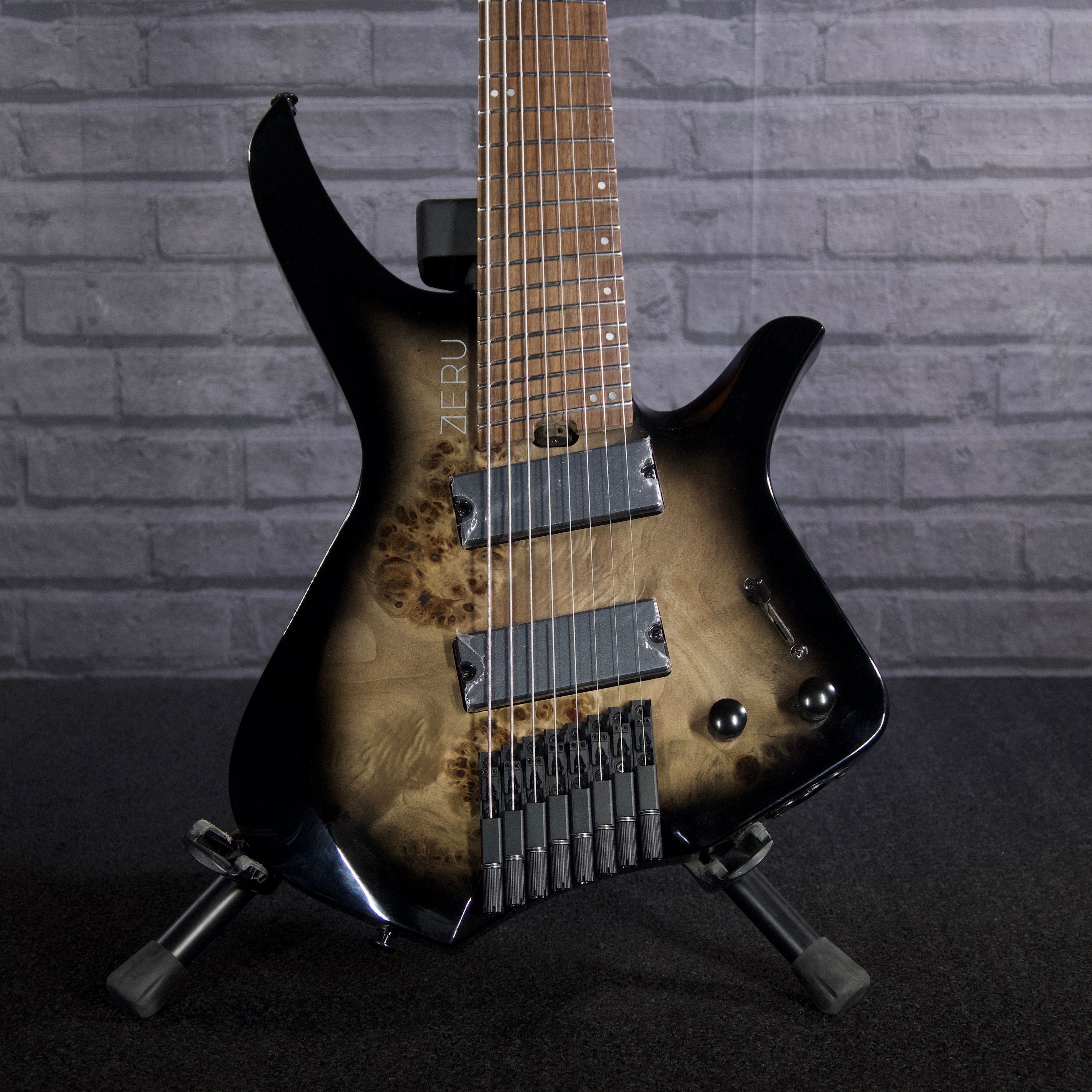 ZERU Guitars Headless 8-String Multiscale Guitar (Terra Burst)