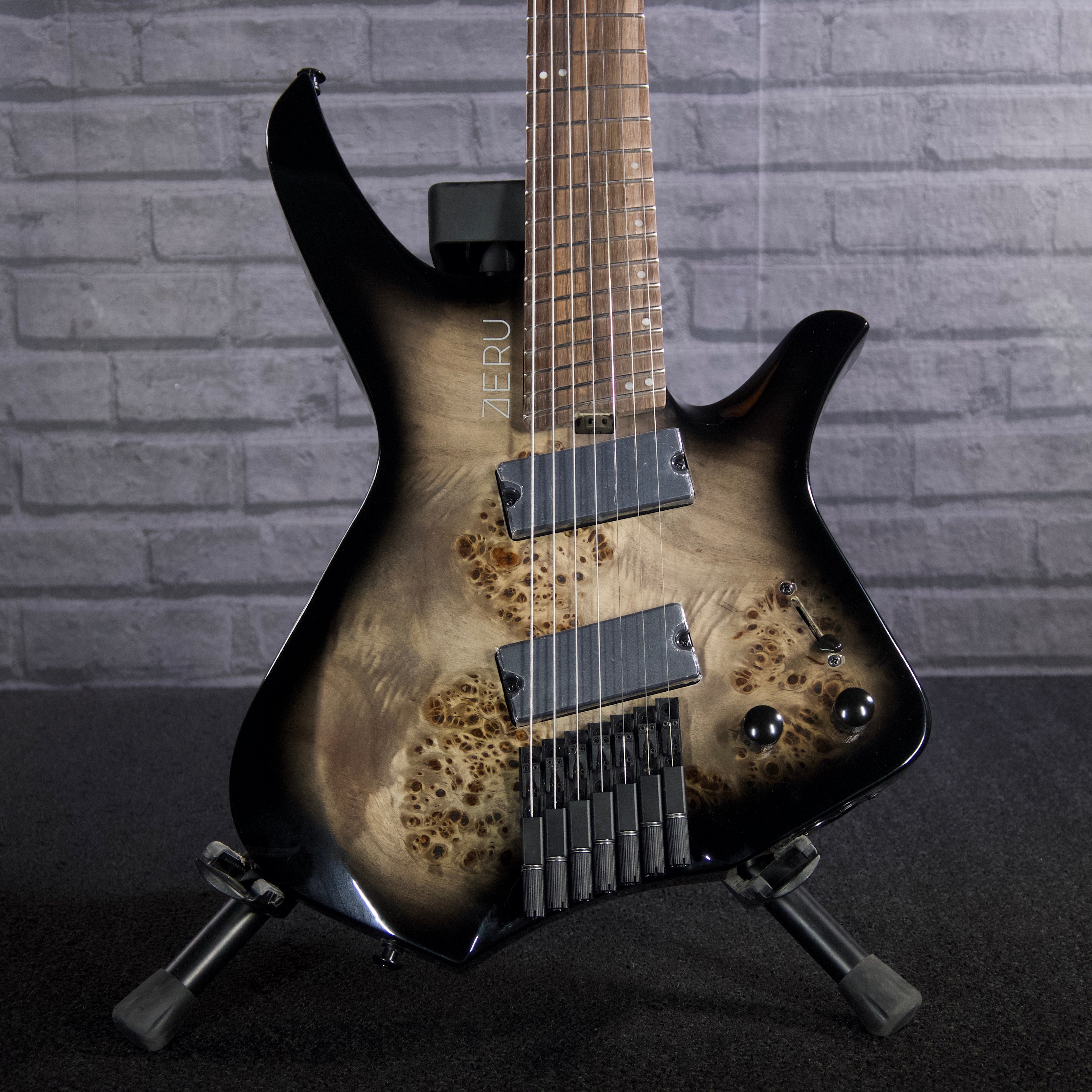 ZERU Guitars Headless 7-String Multiscale Guitar (Terra Burst) B-Stock