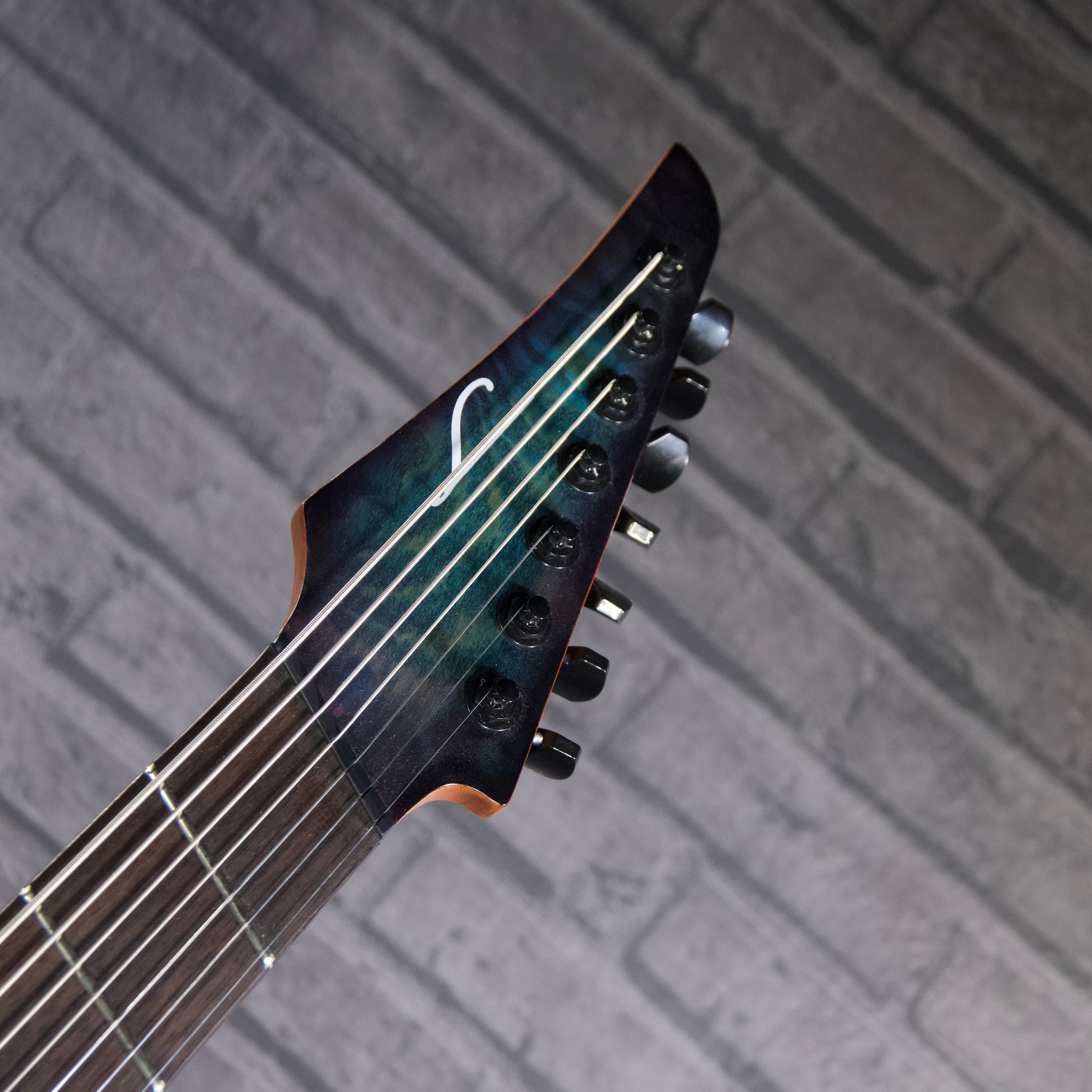 Legator Ninja N7FP 7-string Multiscale Electric Guitar (Cali Cobalt) (USED)