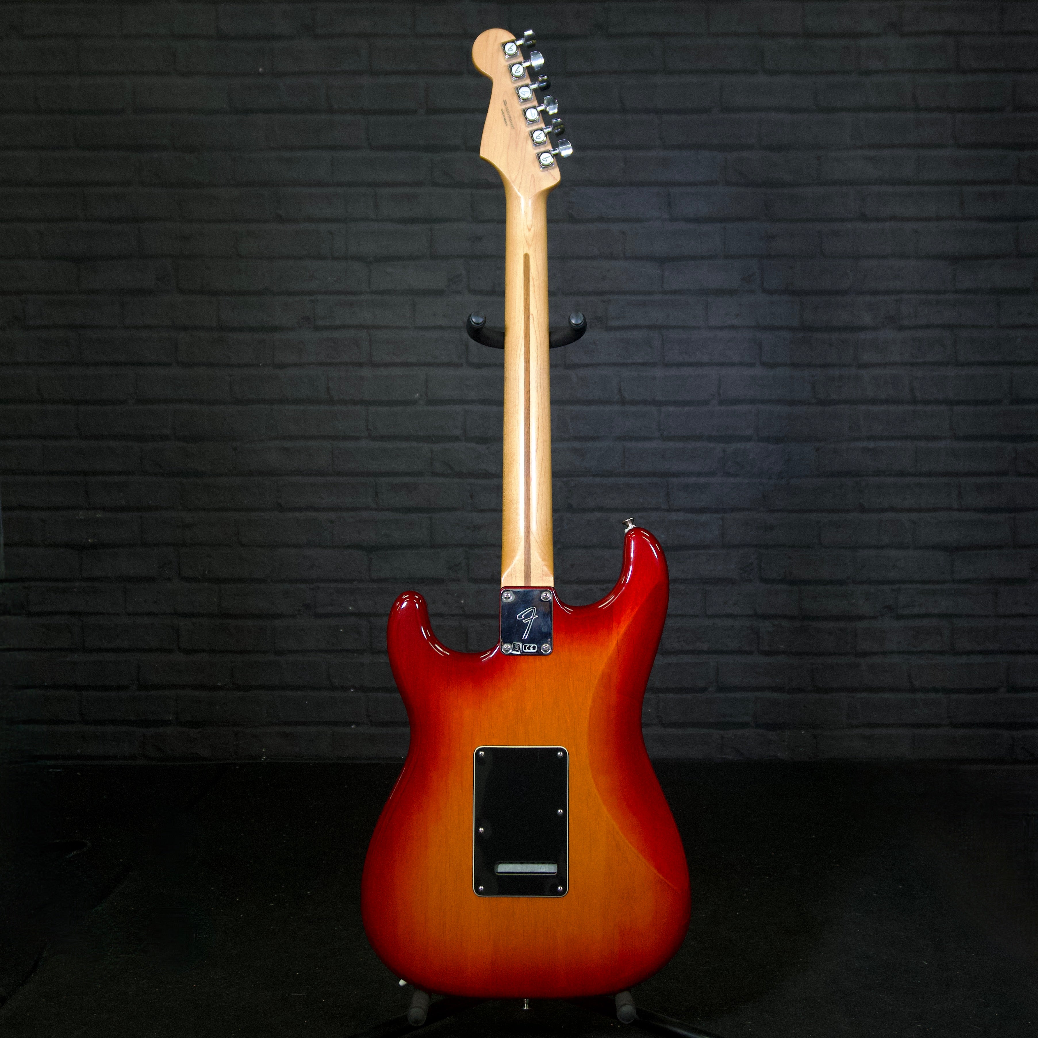 Fender MIM Player Stratocaster Flame Top Electric Guitar (Aged Cherry Burst) [USED]