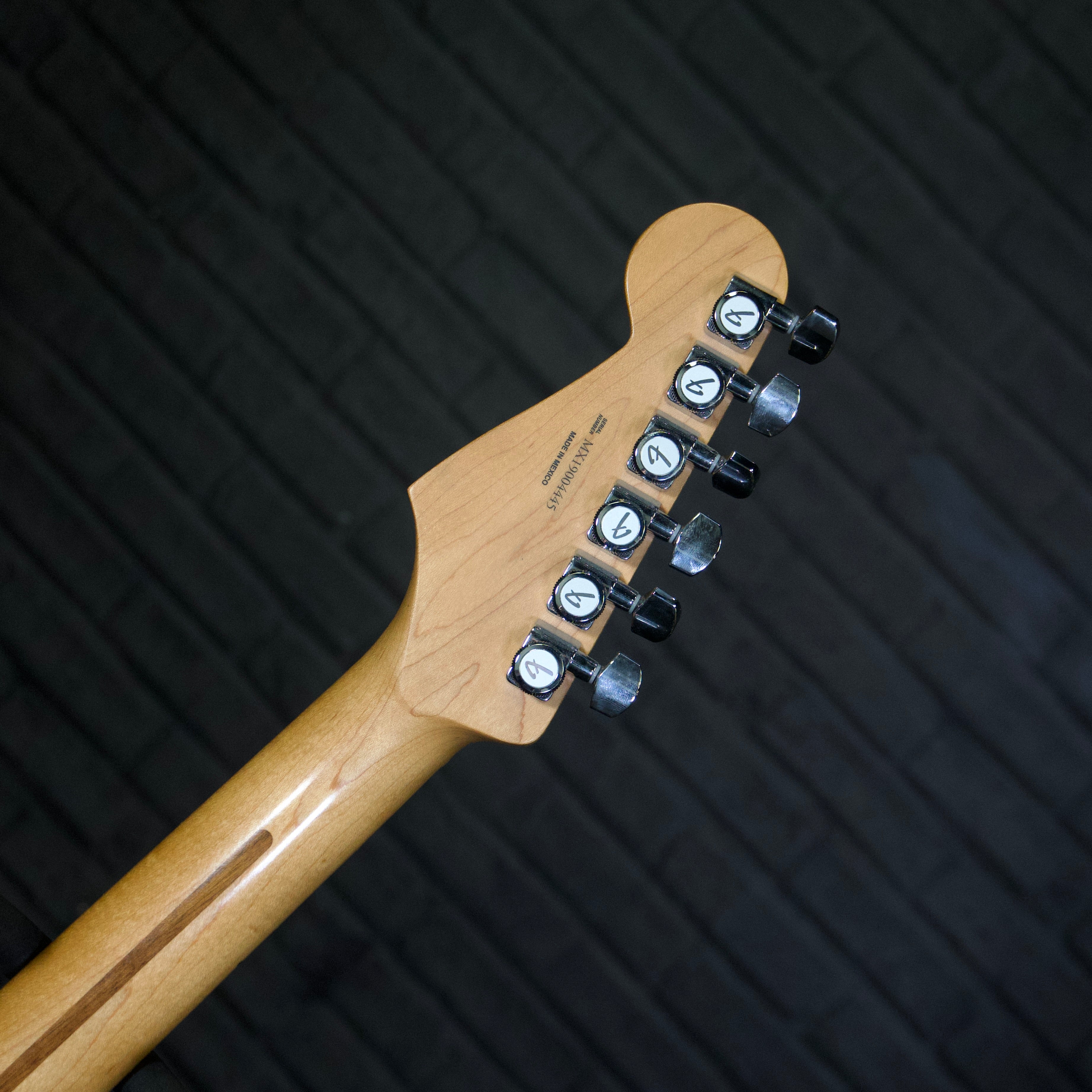 Fender MIM Player Stratocaster Flame Top Electric Guitar (Aged Cherry Burst) [USED]