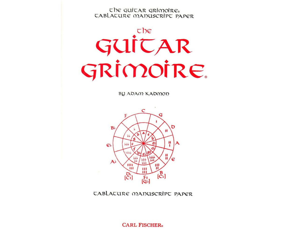 The Guitar Grimore: Tabulature Manuscript Paper