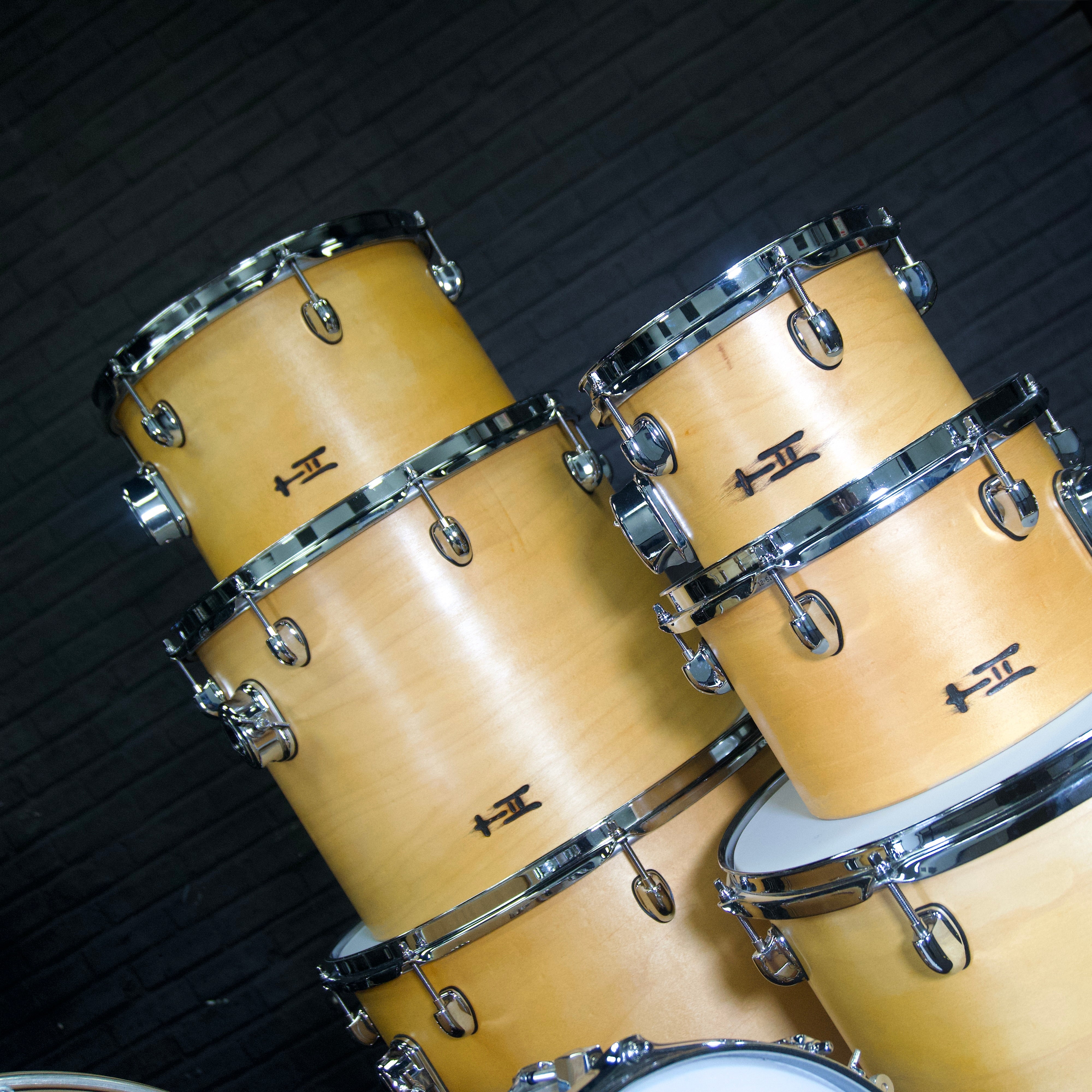 TreeHouse Compact 8-Piece Plied Maple Concert Tom Nesting Kit (Natural Maple) [USED]