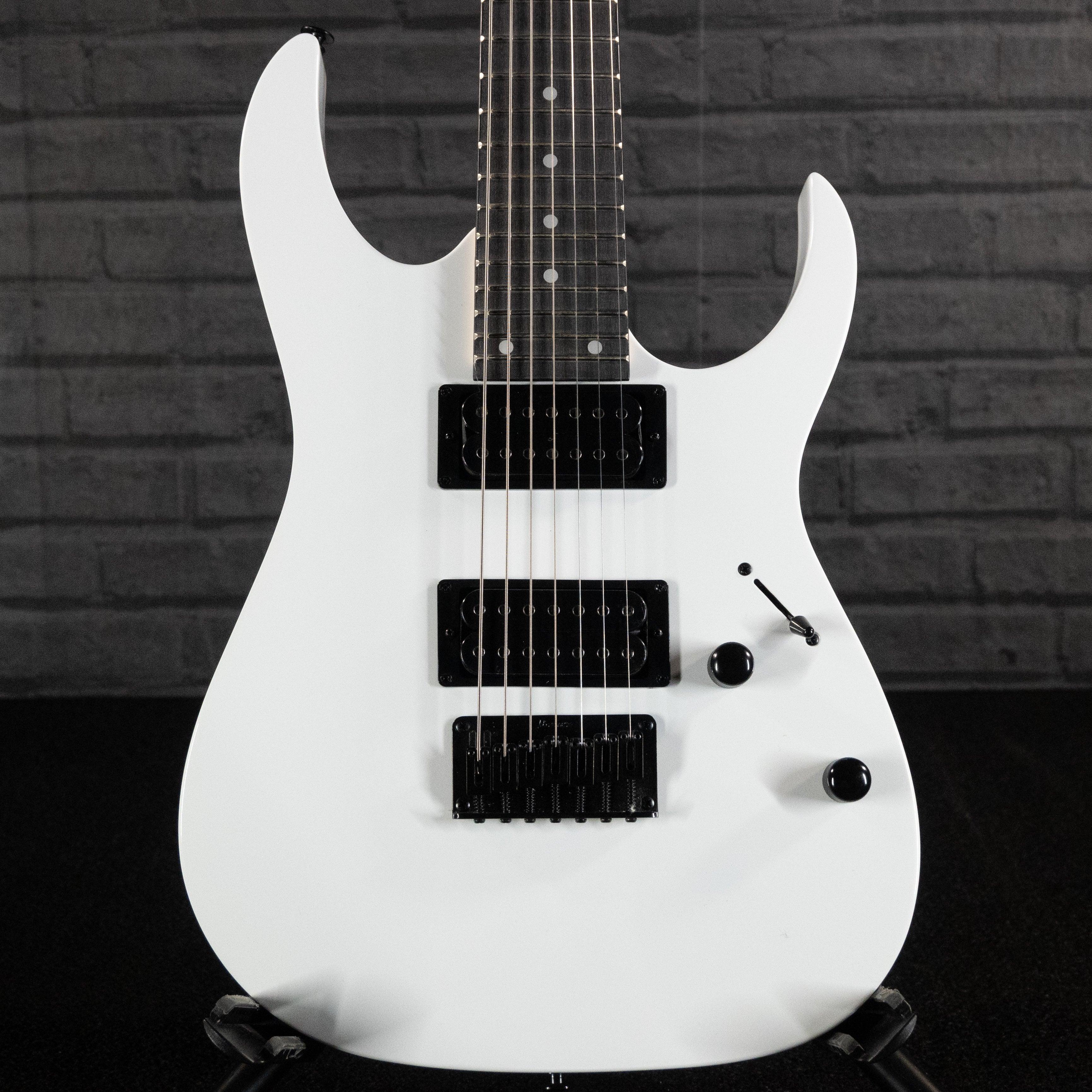 Ibanez Gio GRG7221 7-String Electric Guitar (White) - Impulse Music Co.