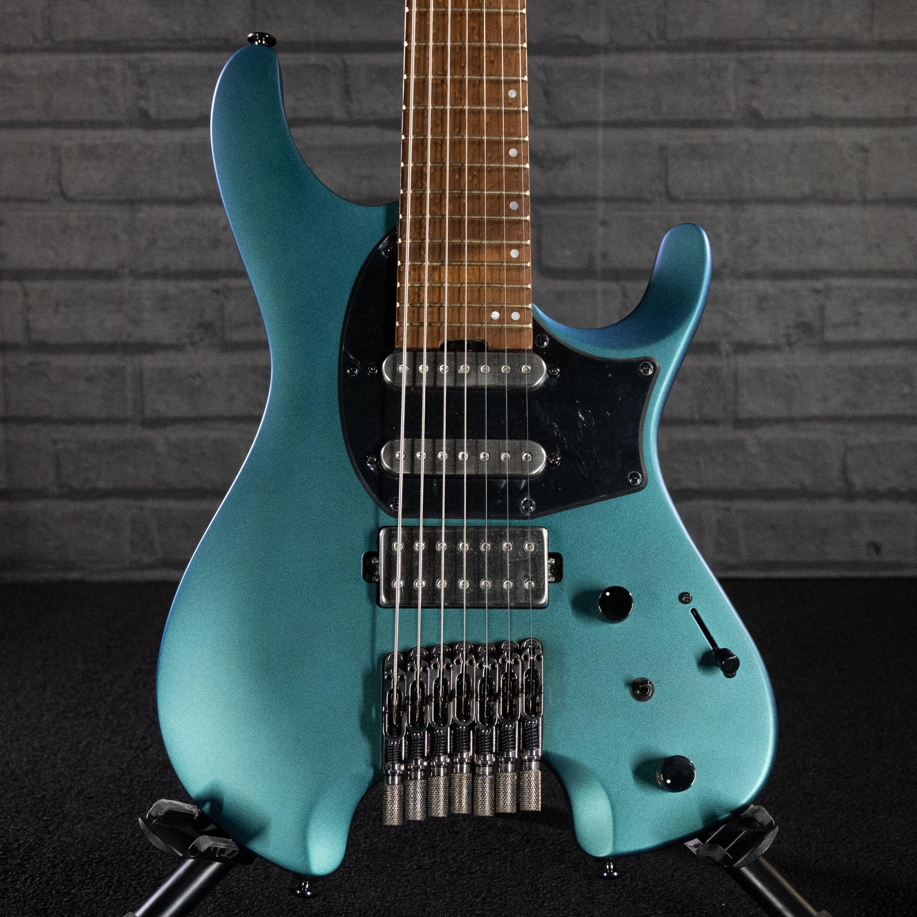 Ibanez Q Series Q547 Seven String Headless Guitar (Blue Chameleon Metallic Matte) - Impulse Music Co.